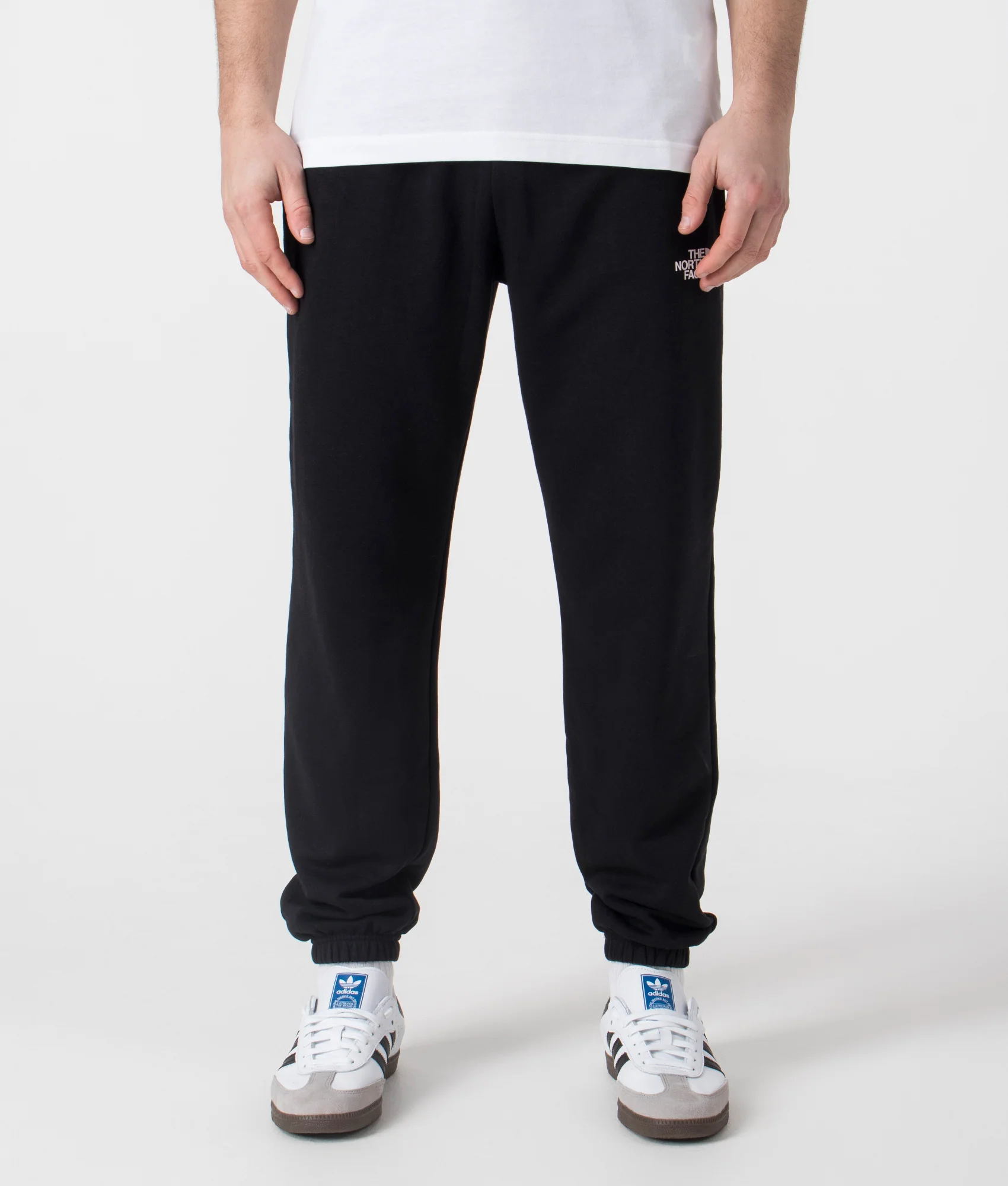 Regular Fit Simple Dome Light Tapered Joggers - Image 3