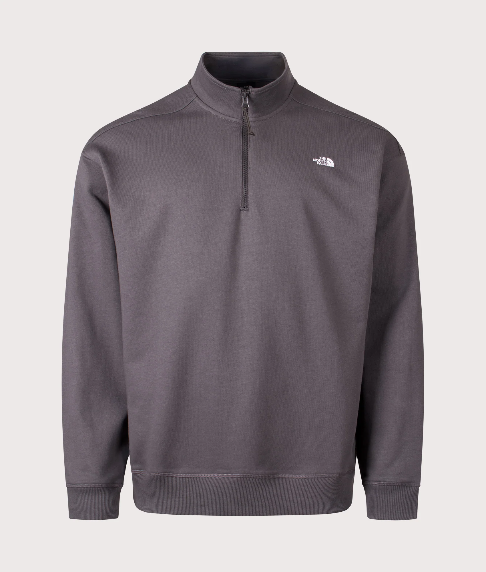 Relaxed Fit Essential Quarter Zip Sweatshirt