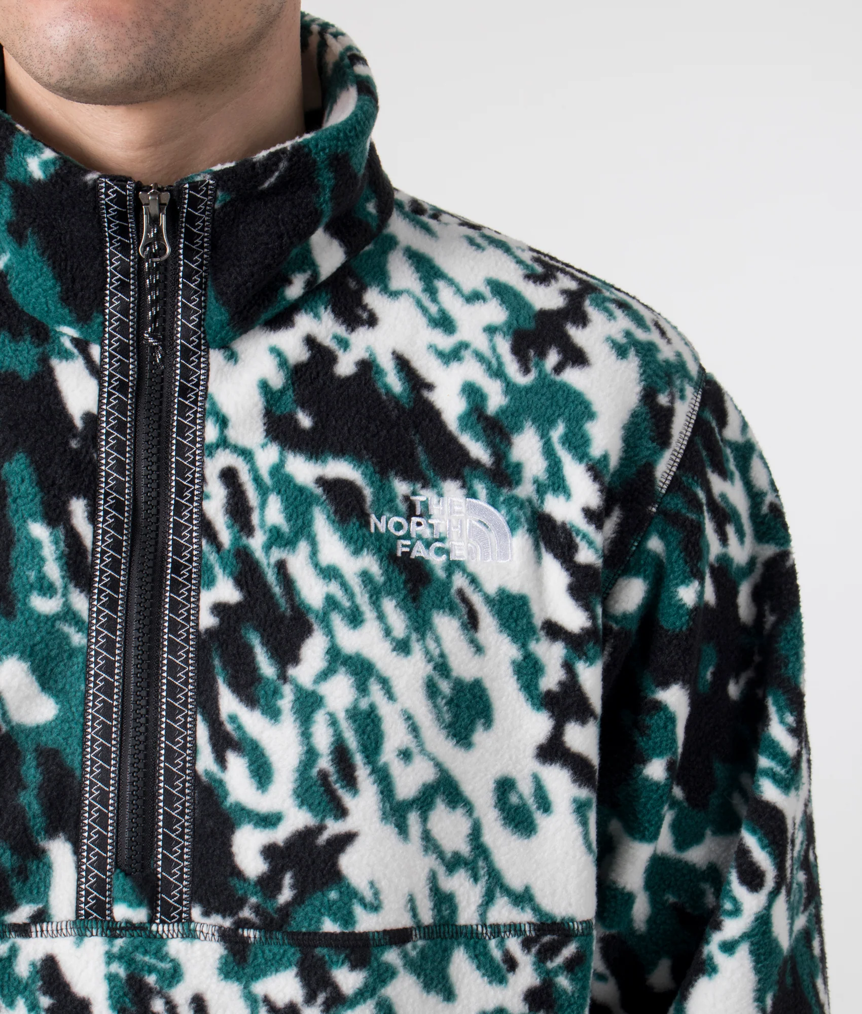 Relaxed Fit Quarter Zip Fleeski - Image 3