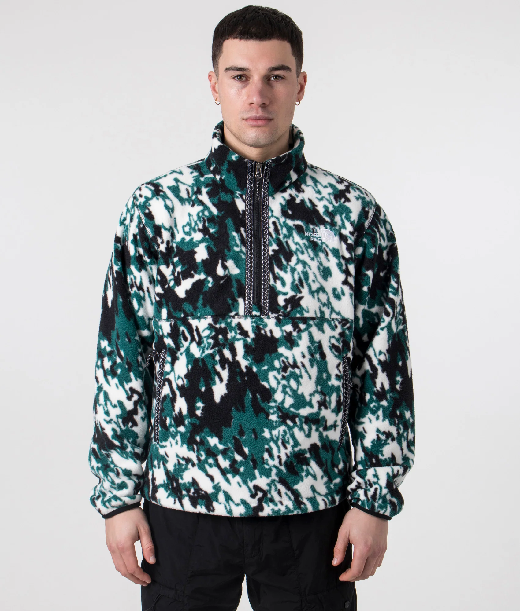 Relaxed Fit Quarter Zip Fleeski - Image 4