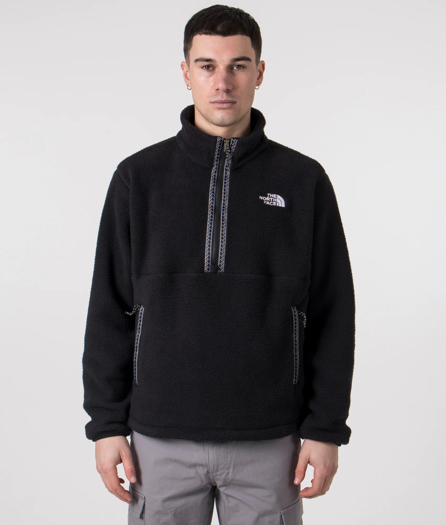 Relaxed Fit Quarter Zip Fleeski - Image 2