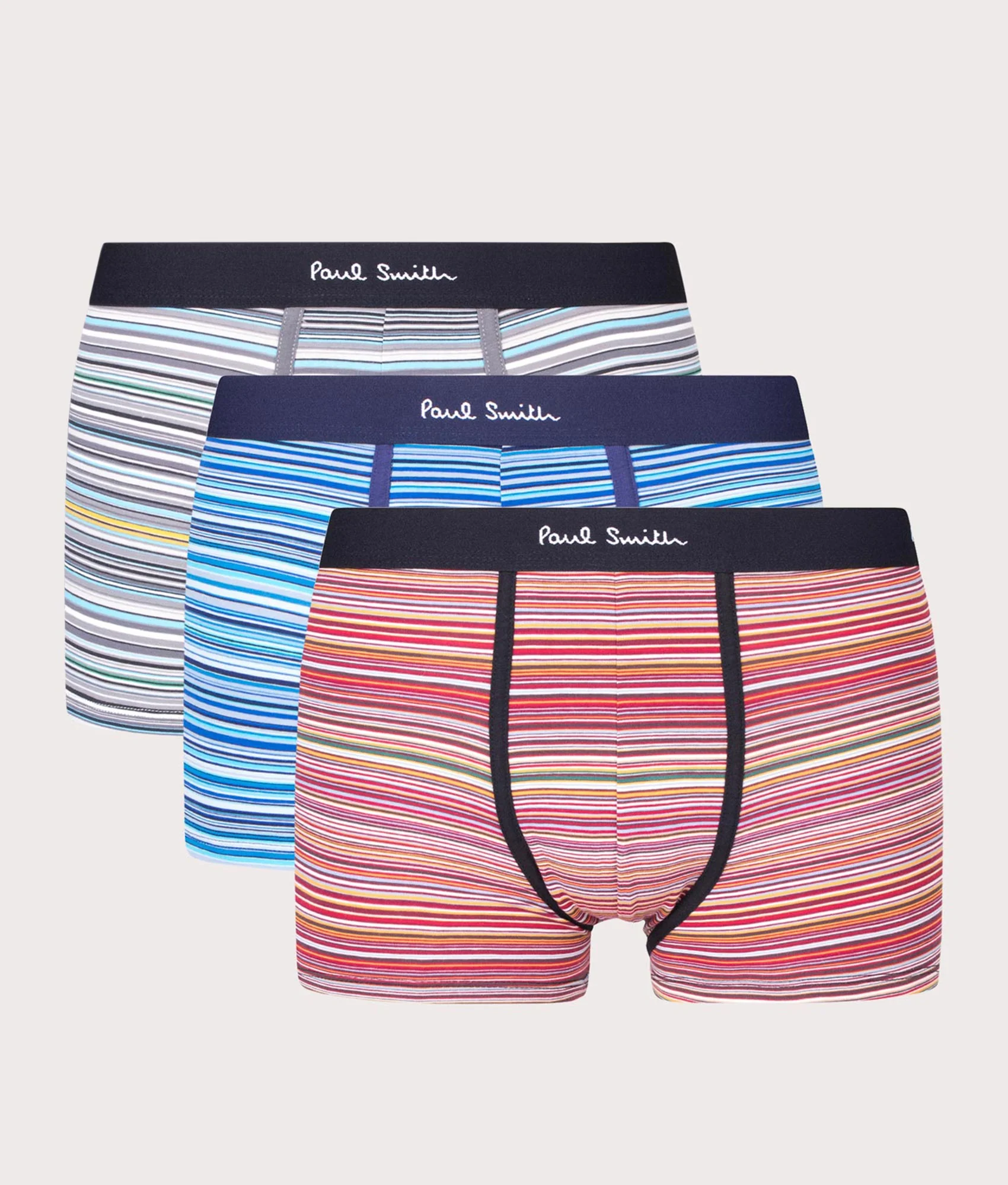 Three Pack of Multi Stripe Trunks