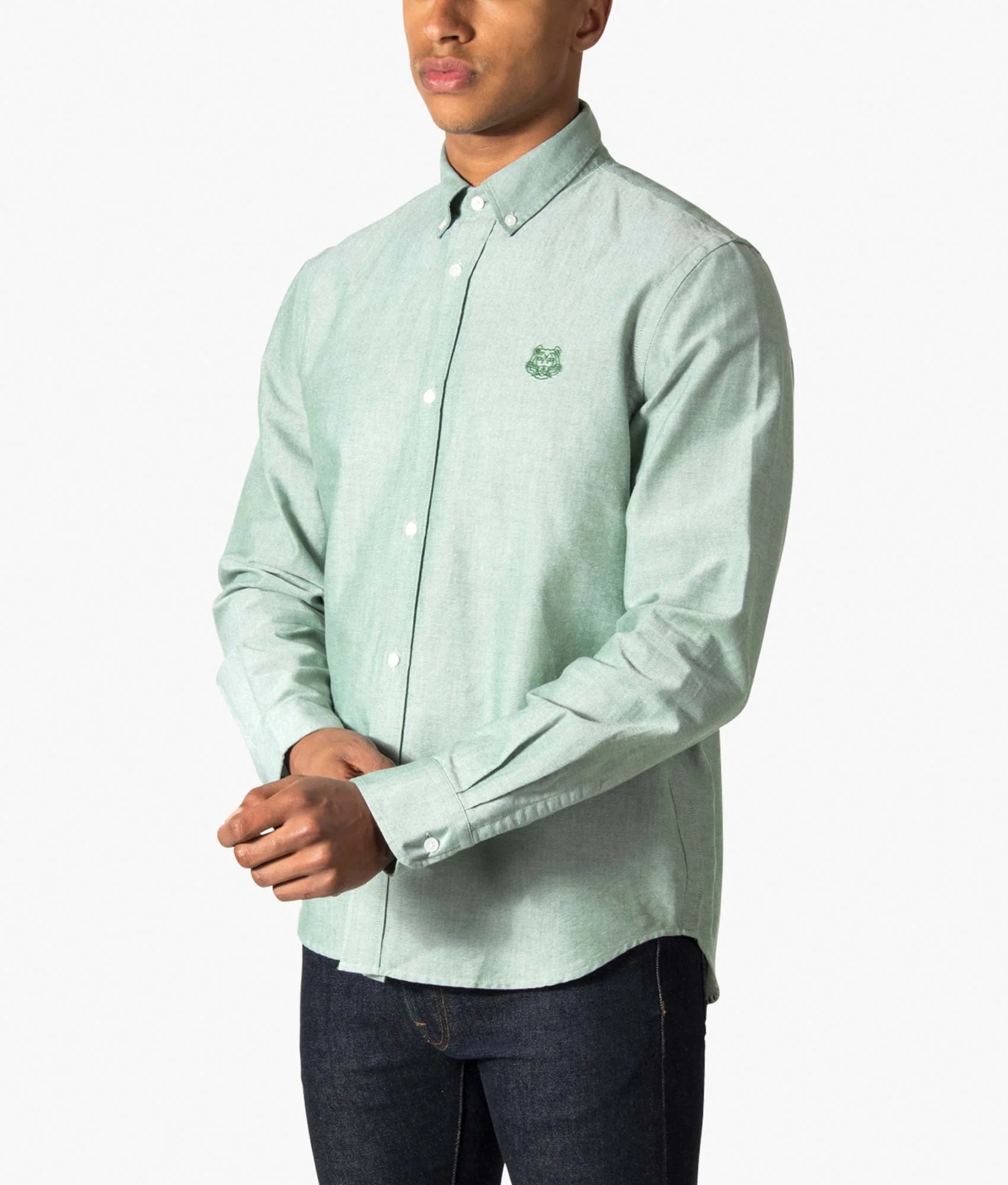 Tiger Crest Button Down Shirt - Image 3