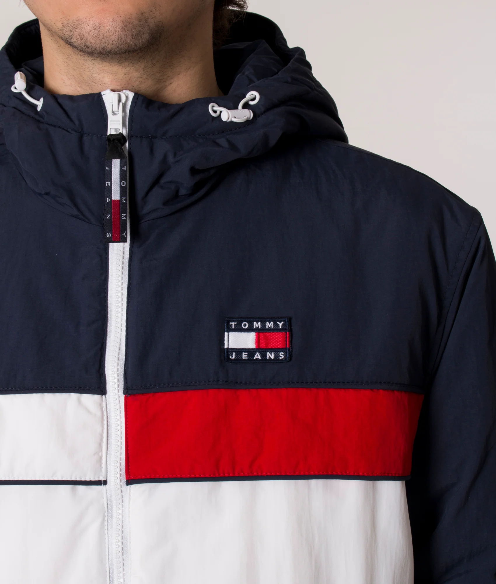 Colour Block Chicago Padded Windbreaker - Image 2