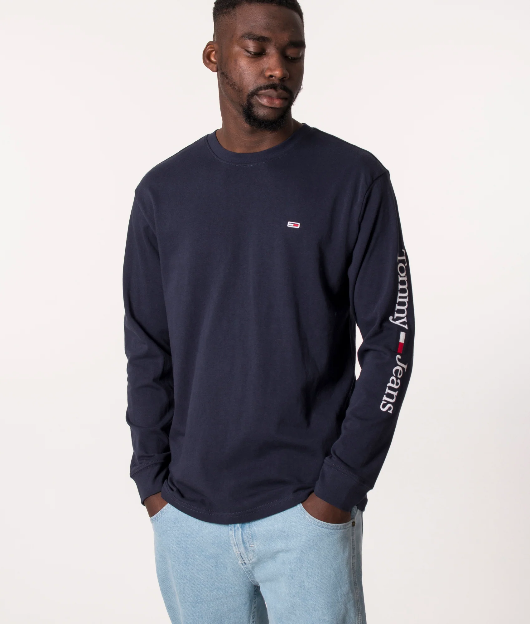 Long Sleeve Classic Serif Linear T-Shirt - Image 3