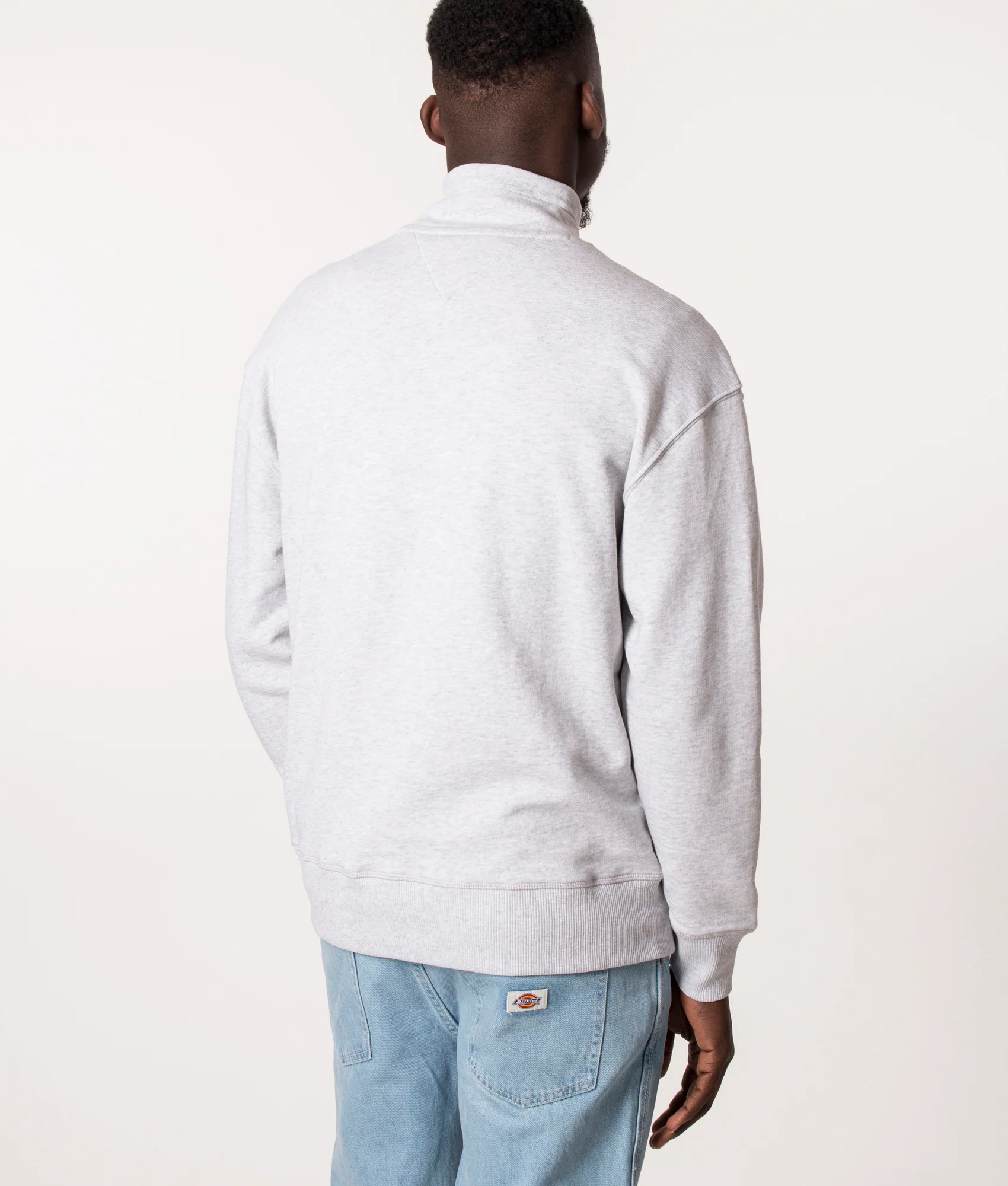 Relaxed Fit Quarter Zip Authentic Sweatshirt - Image 4