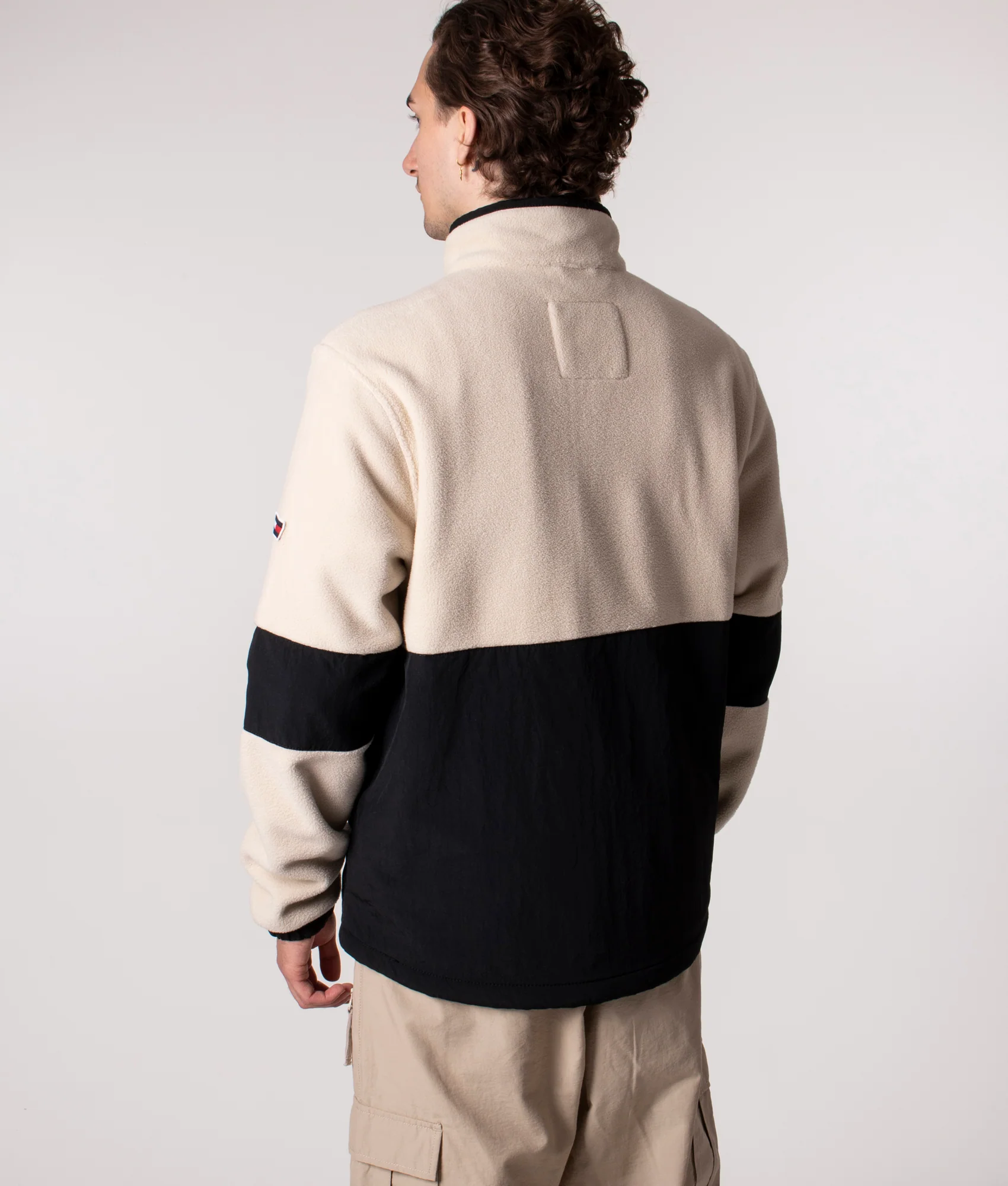 Signature Mix Media Retro Zip Through Sweatshirt - Image 5
