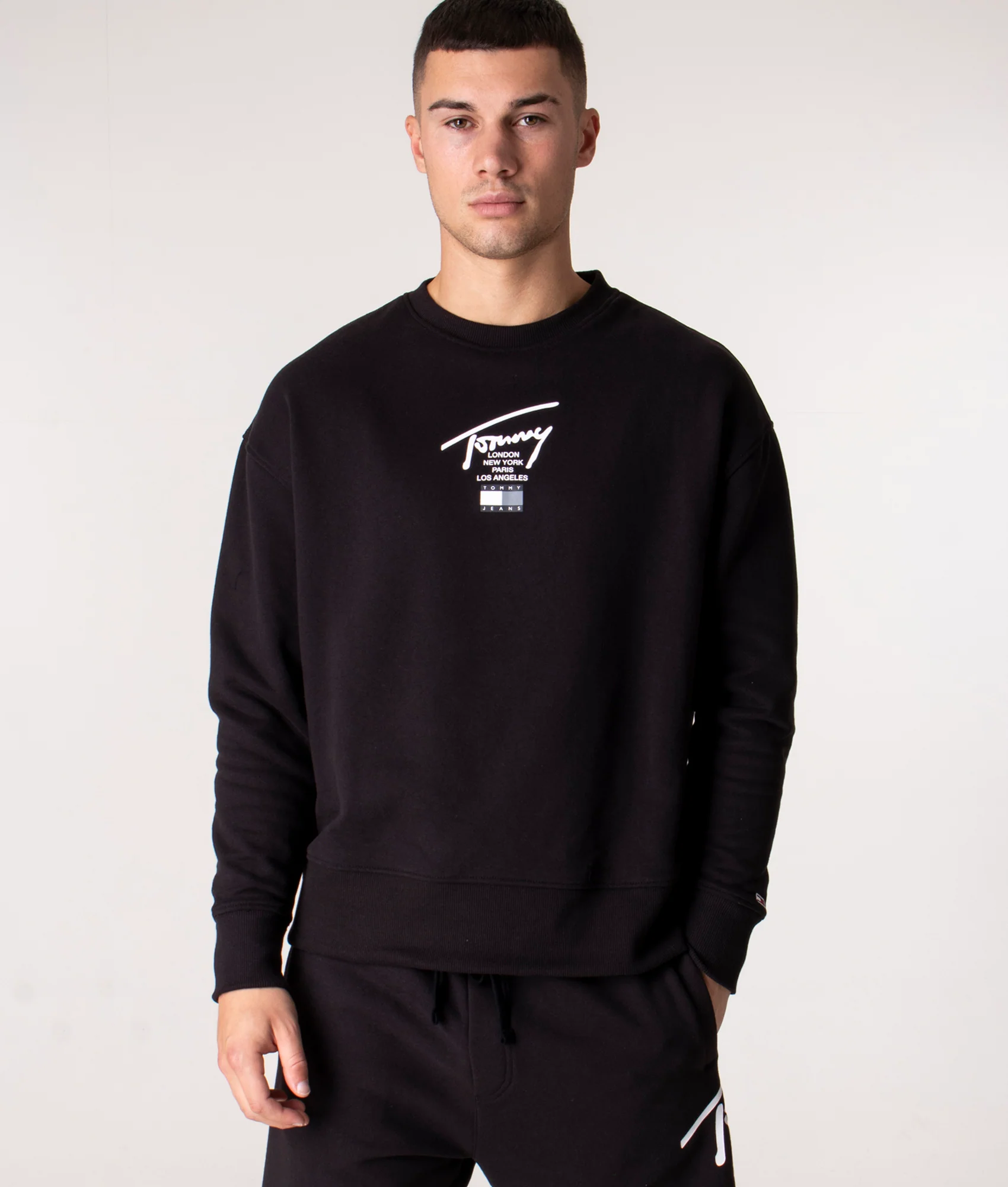 Relaxed Fit Signature Modern Essential Logo Sweatshirt - Image 2