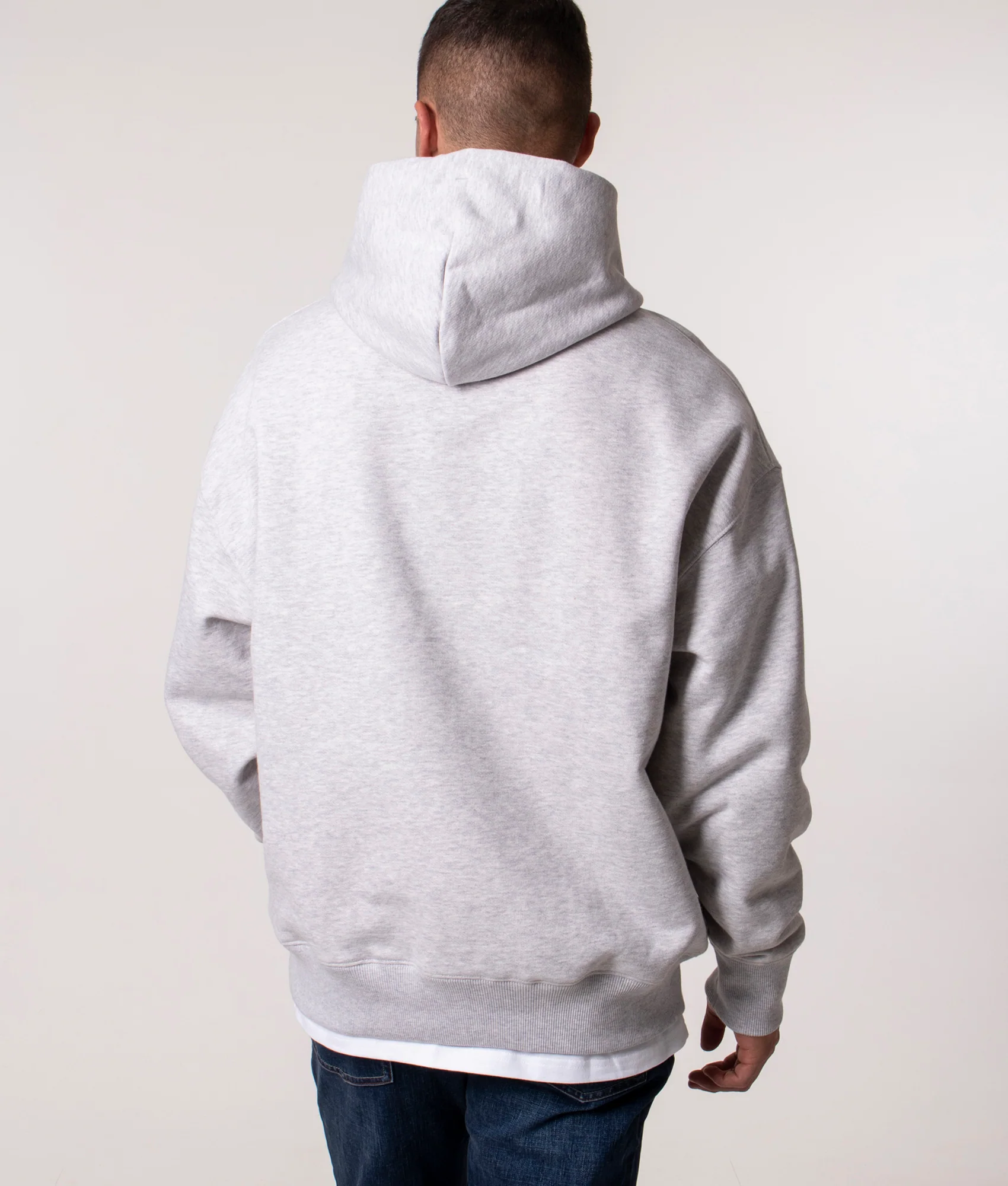 Relaxed Fit Badge Fleece Hoodie - Image 3
