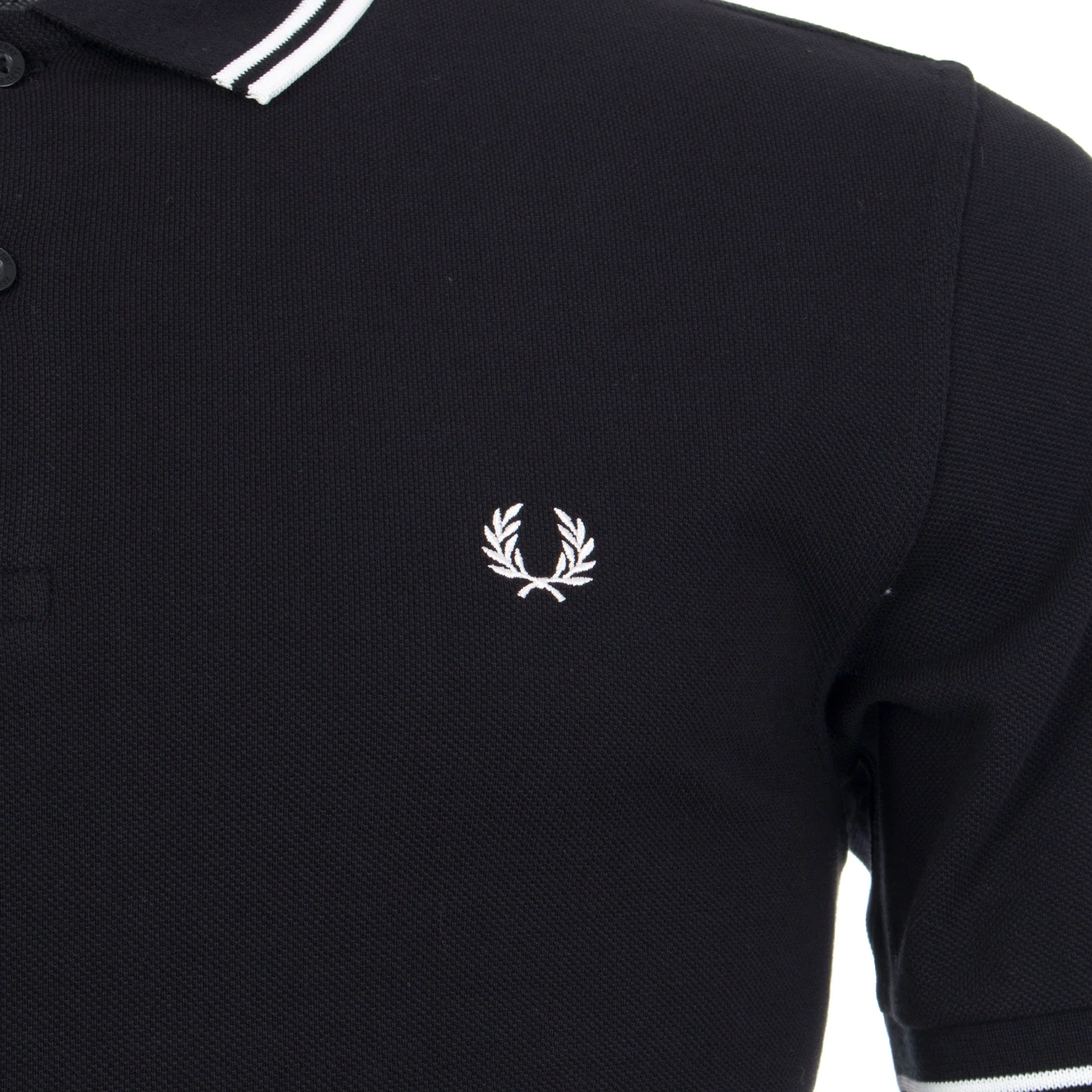 Regular Fit Twin Tipped Fred Perry Polo Shirt - Image 2