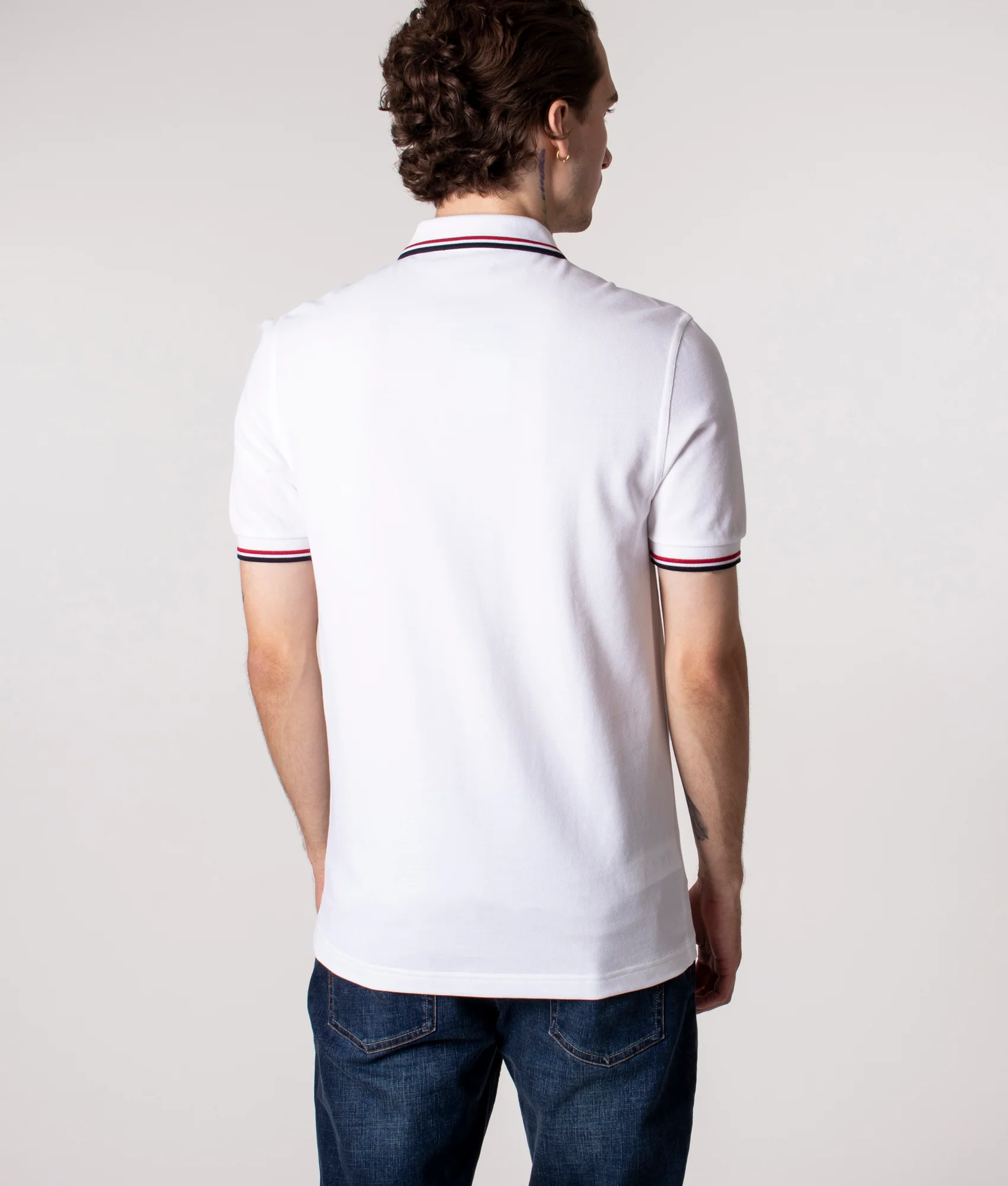 Regular Fit Twin Tipped Fred Perry Polo Shirt - Image 5