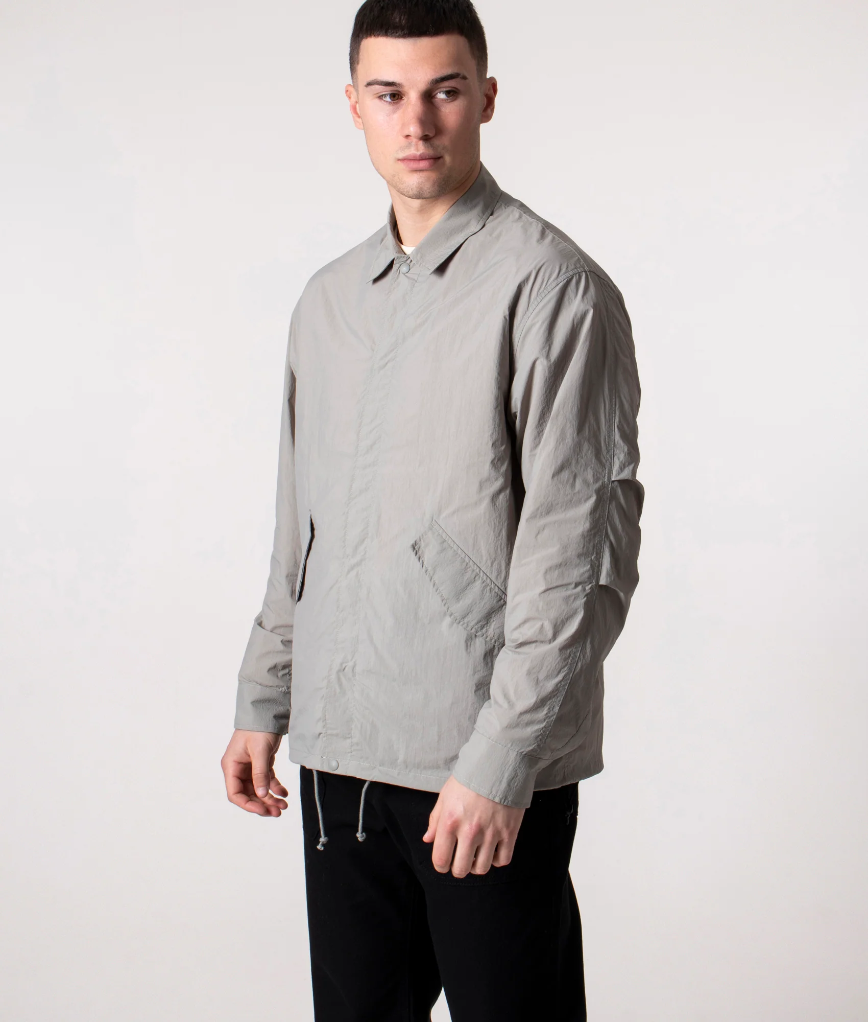 Relaxed Fit Fishtail Overshirt - Image 5