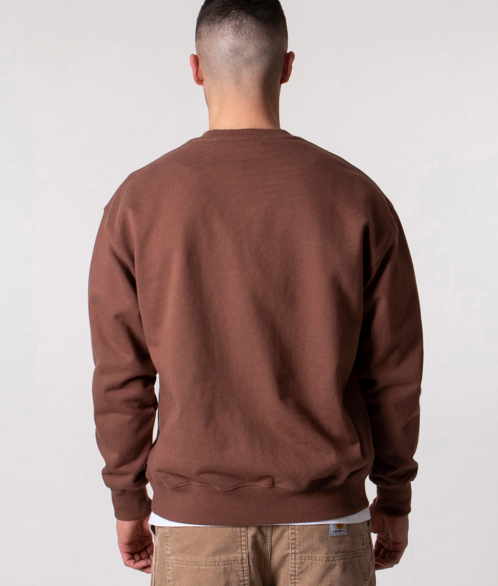 Relaxed Fit Navy Sports Arch Logo Sweatshirt - Image 4