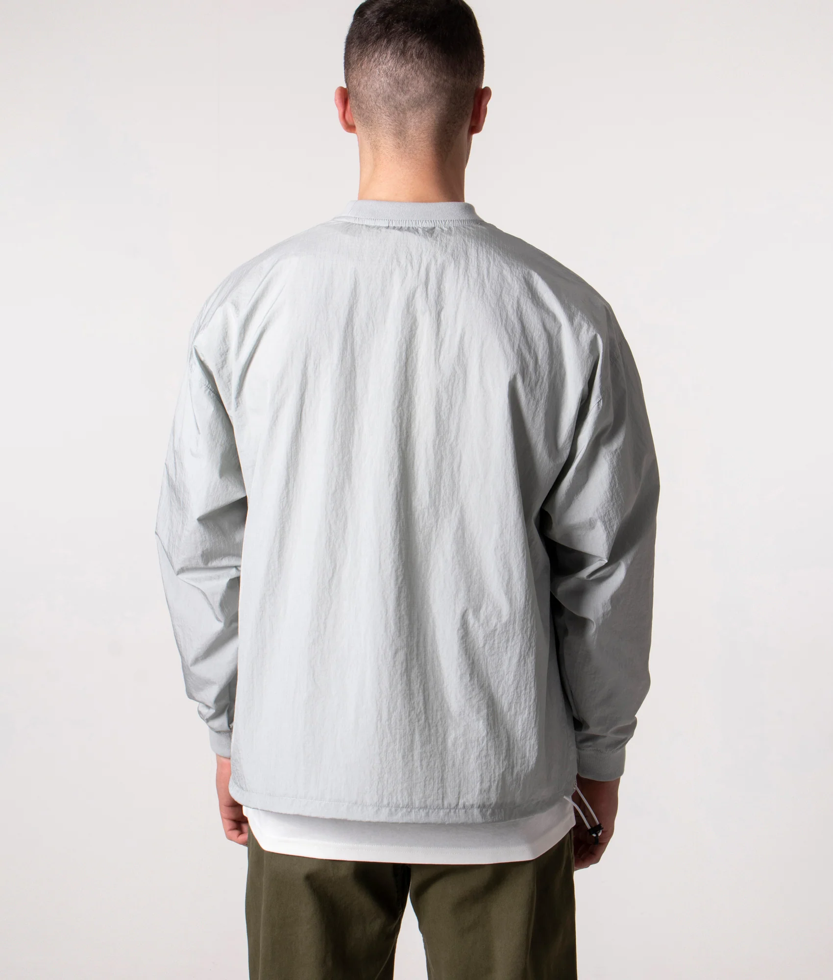 Relaxed Fit Long Sleeve Windbreak T-Shirt - Image 4