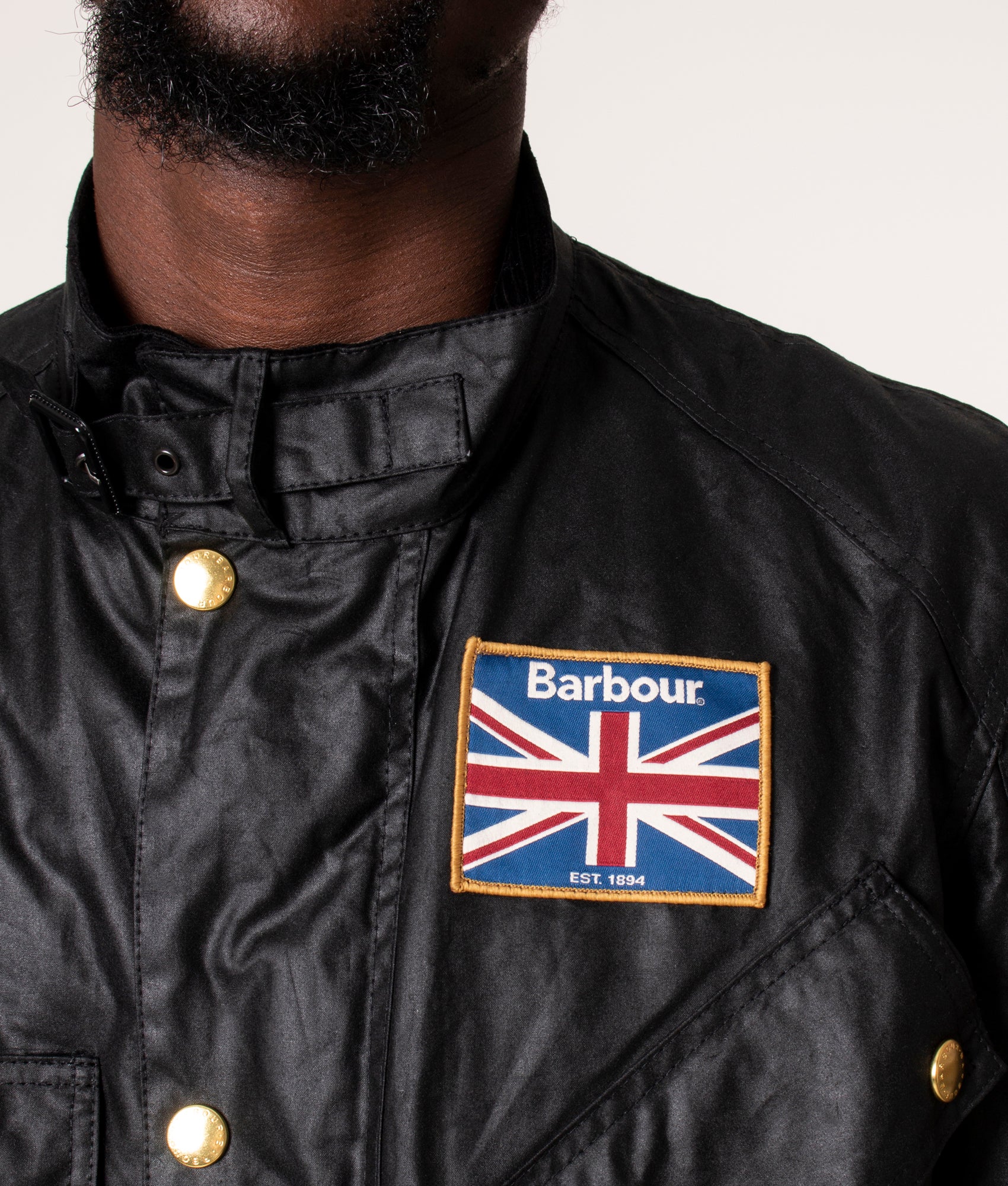 Union Jack Wax Jacket - Image 6