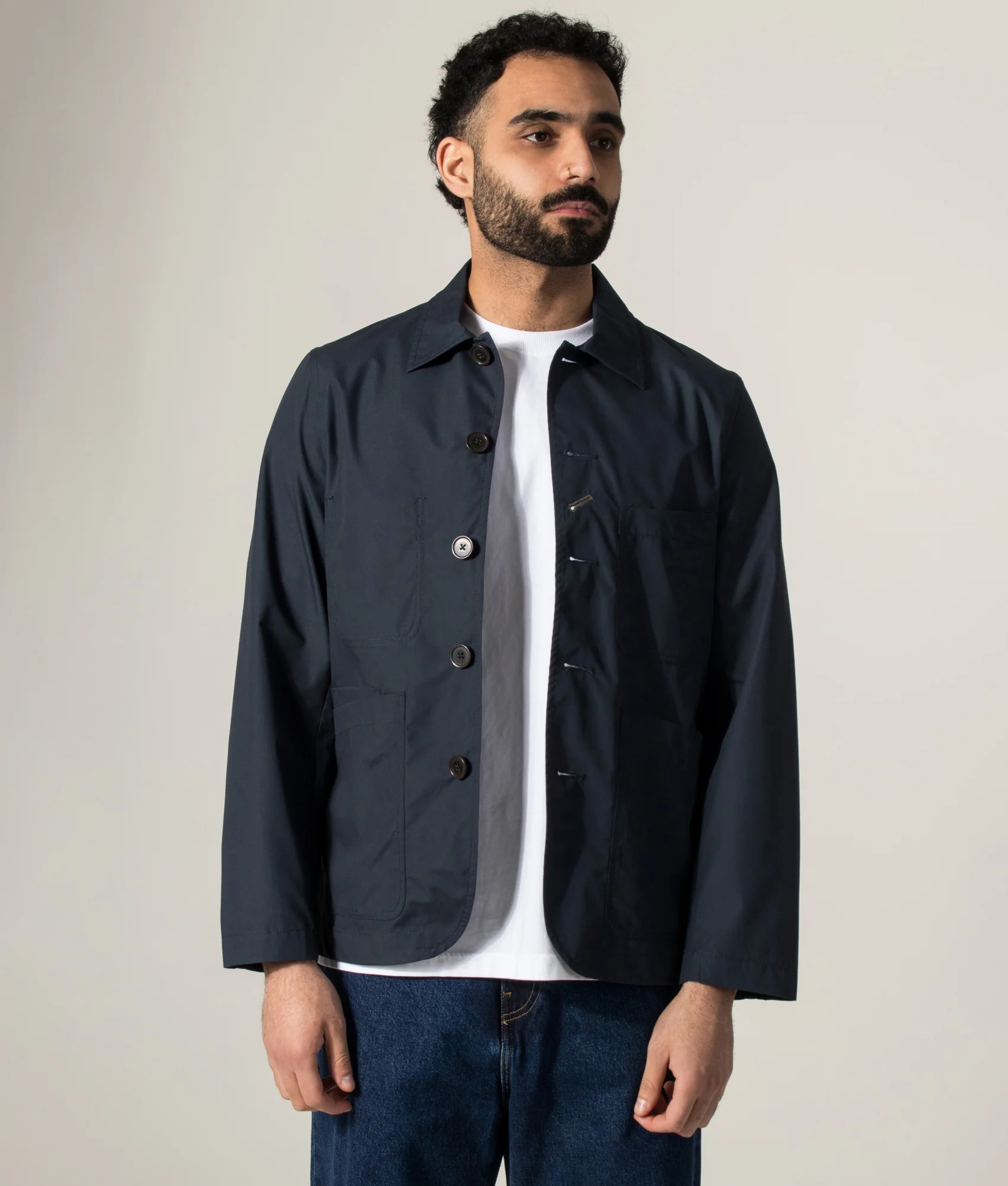 Tailored fitting Bakers Jacket - Image 2