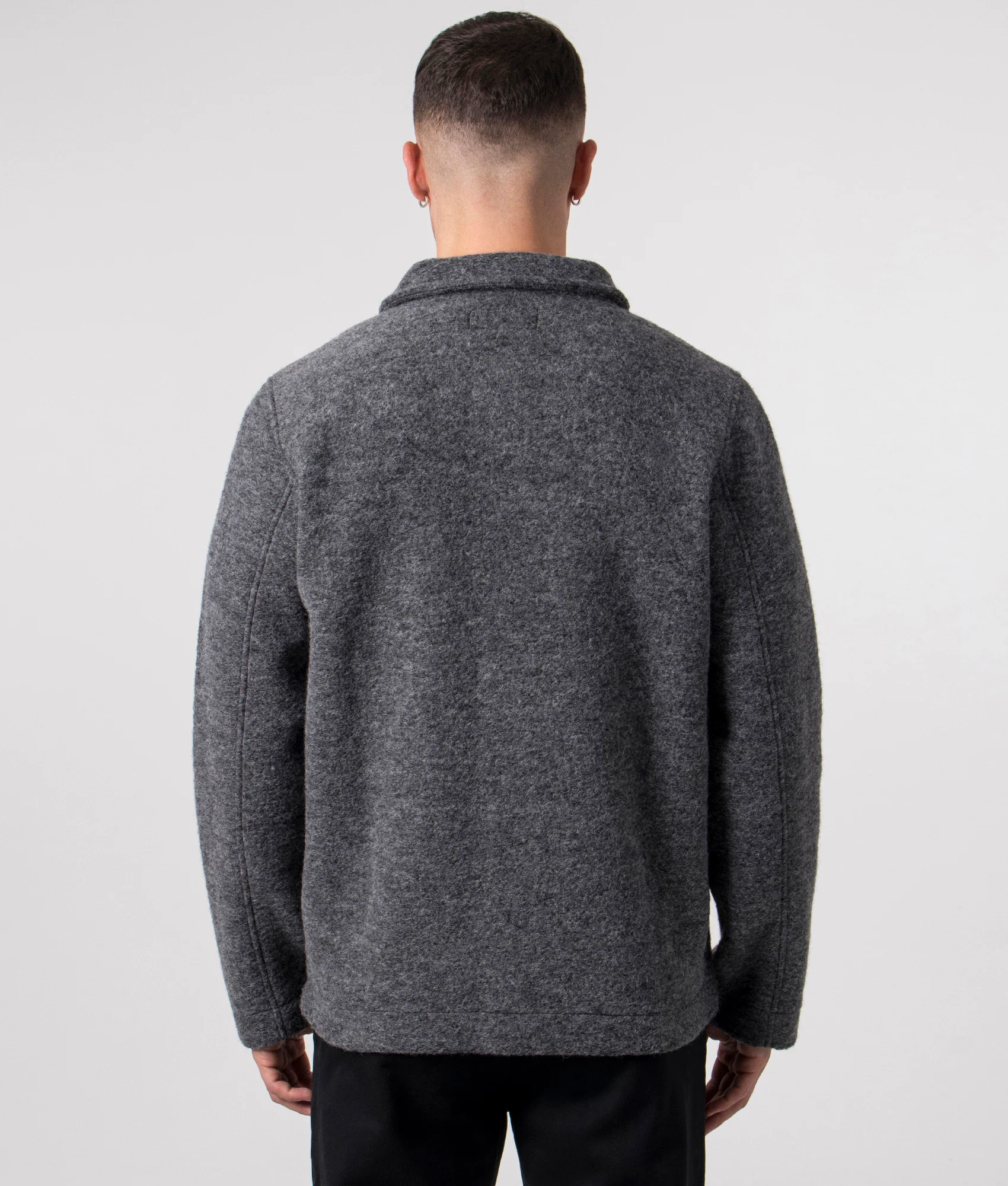 Oversized Fit Wool Field Jacket - Image 4