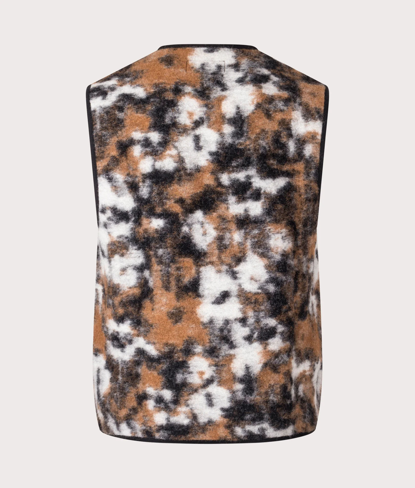 Ylang Flower Fleece Zip Through Gilet - Image 3