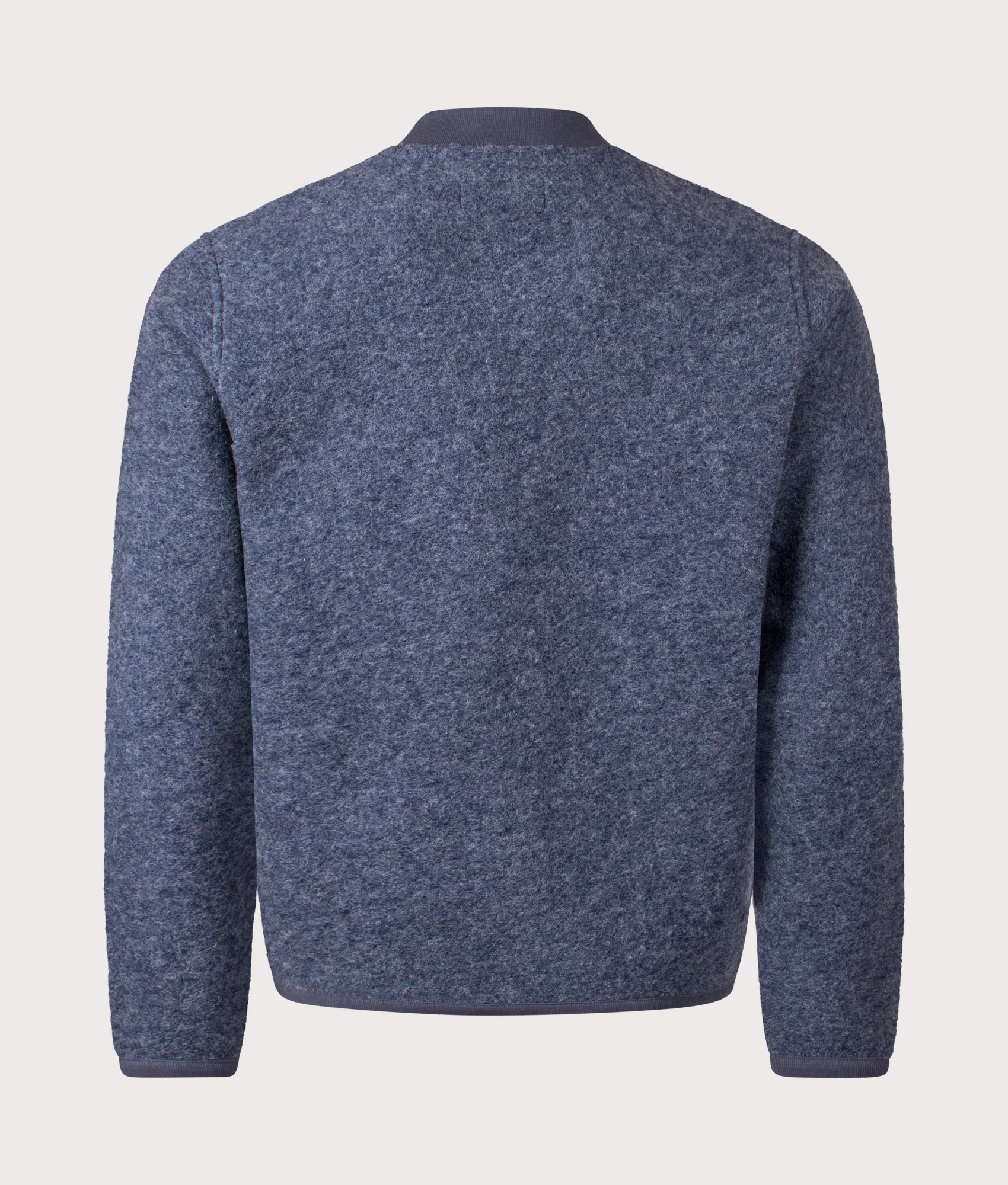Wool Zip Bomber Jacket - Image 4