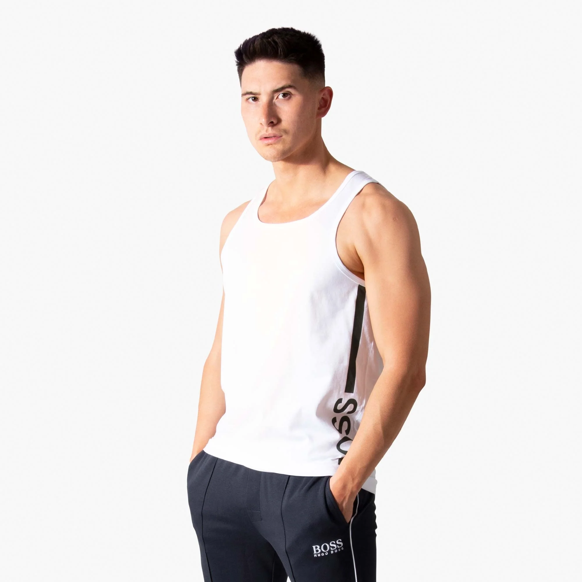 Vertical Logo Beach Vest - Image 3
