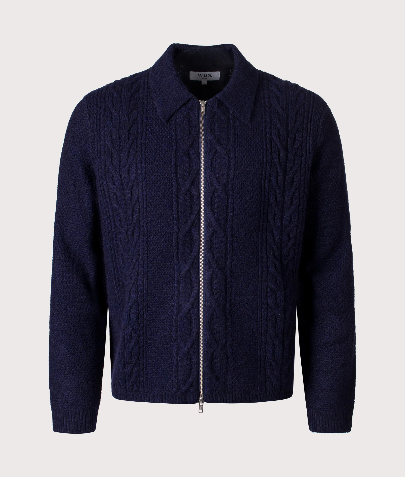 Relaxed Fit Friar Zip Knit Cardigan