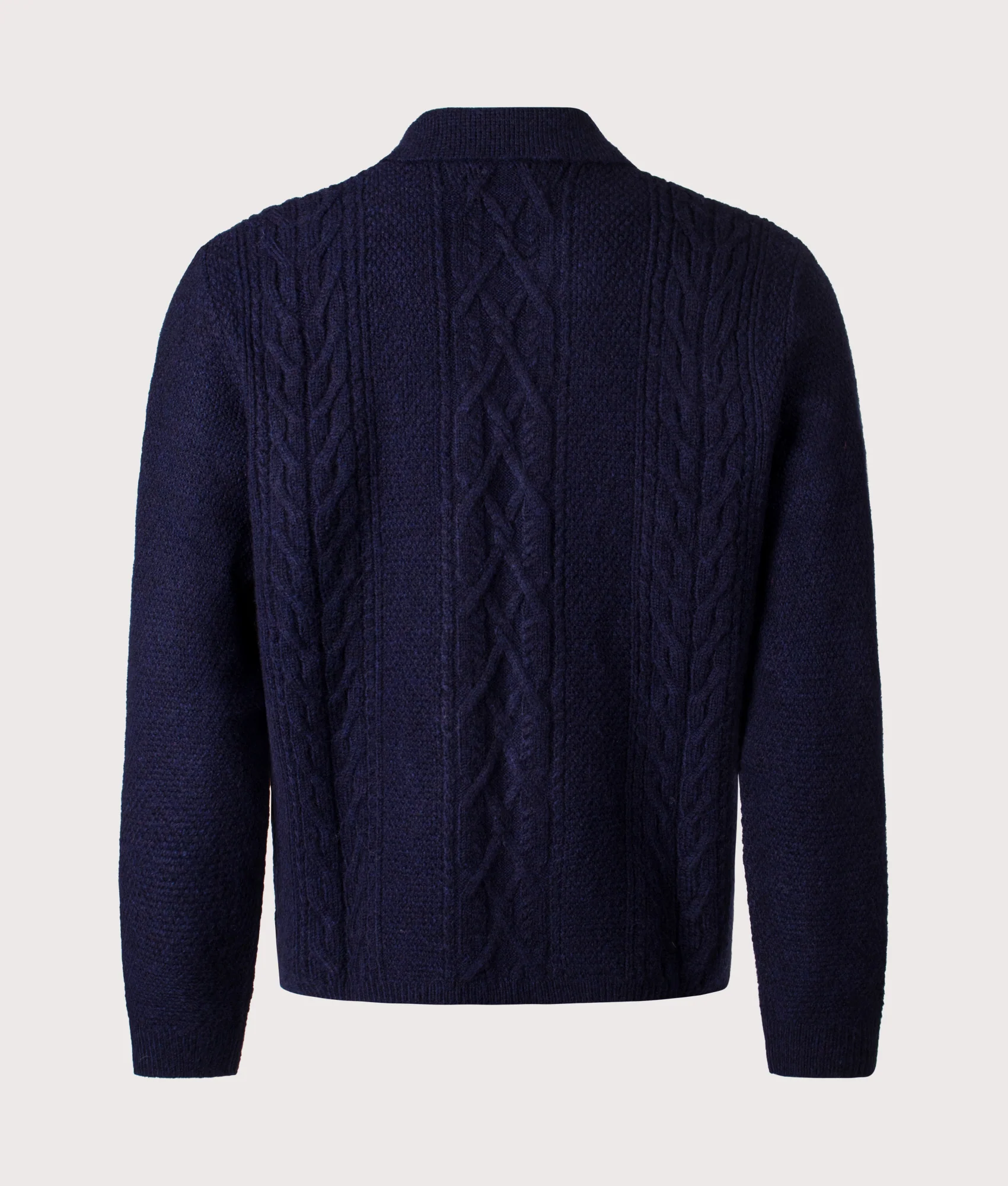 Relaxed Fit Friar Zip Knit Cardigan - Image 4