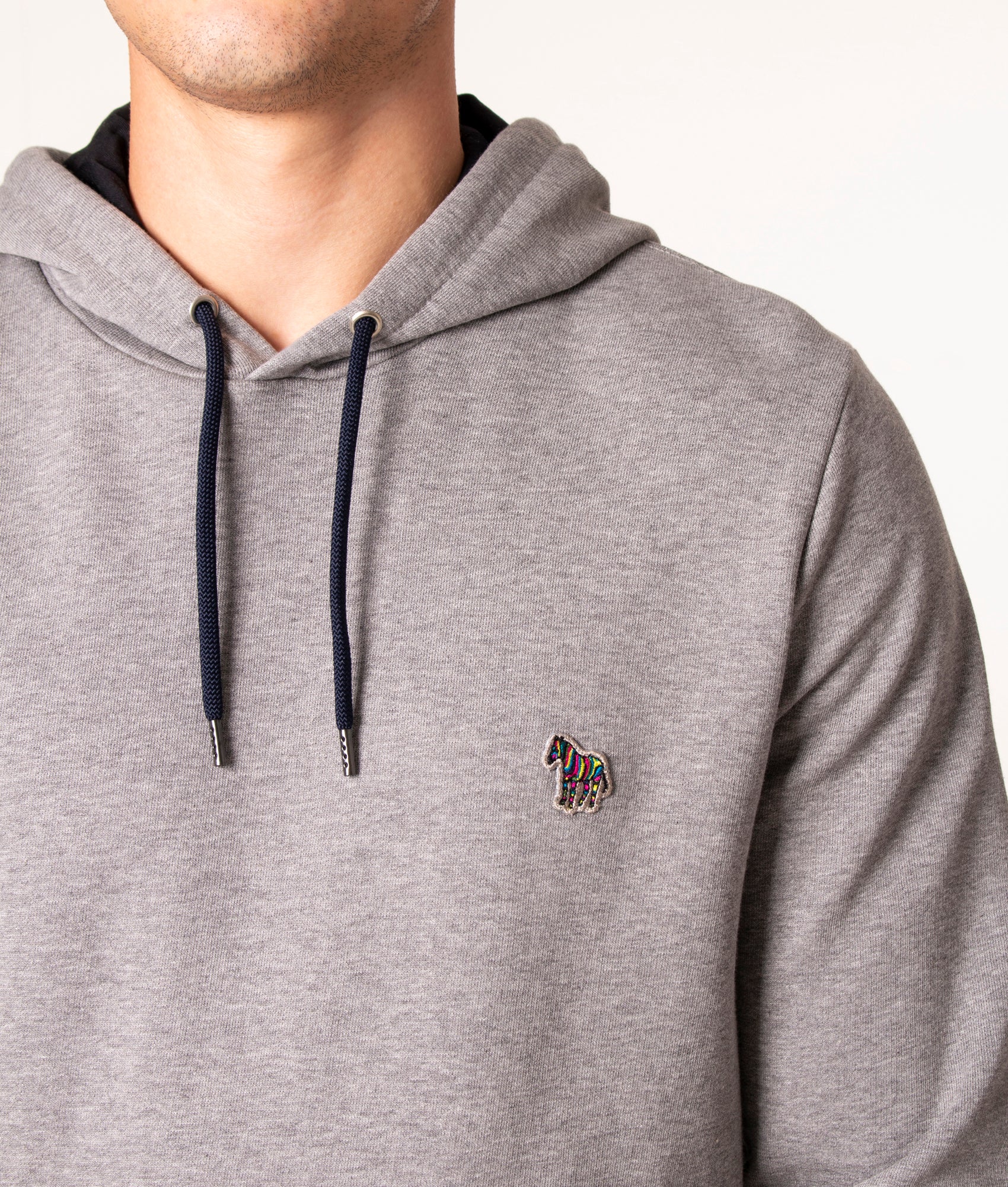Regular Fit Zebra Logo Hoodie - Image 3