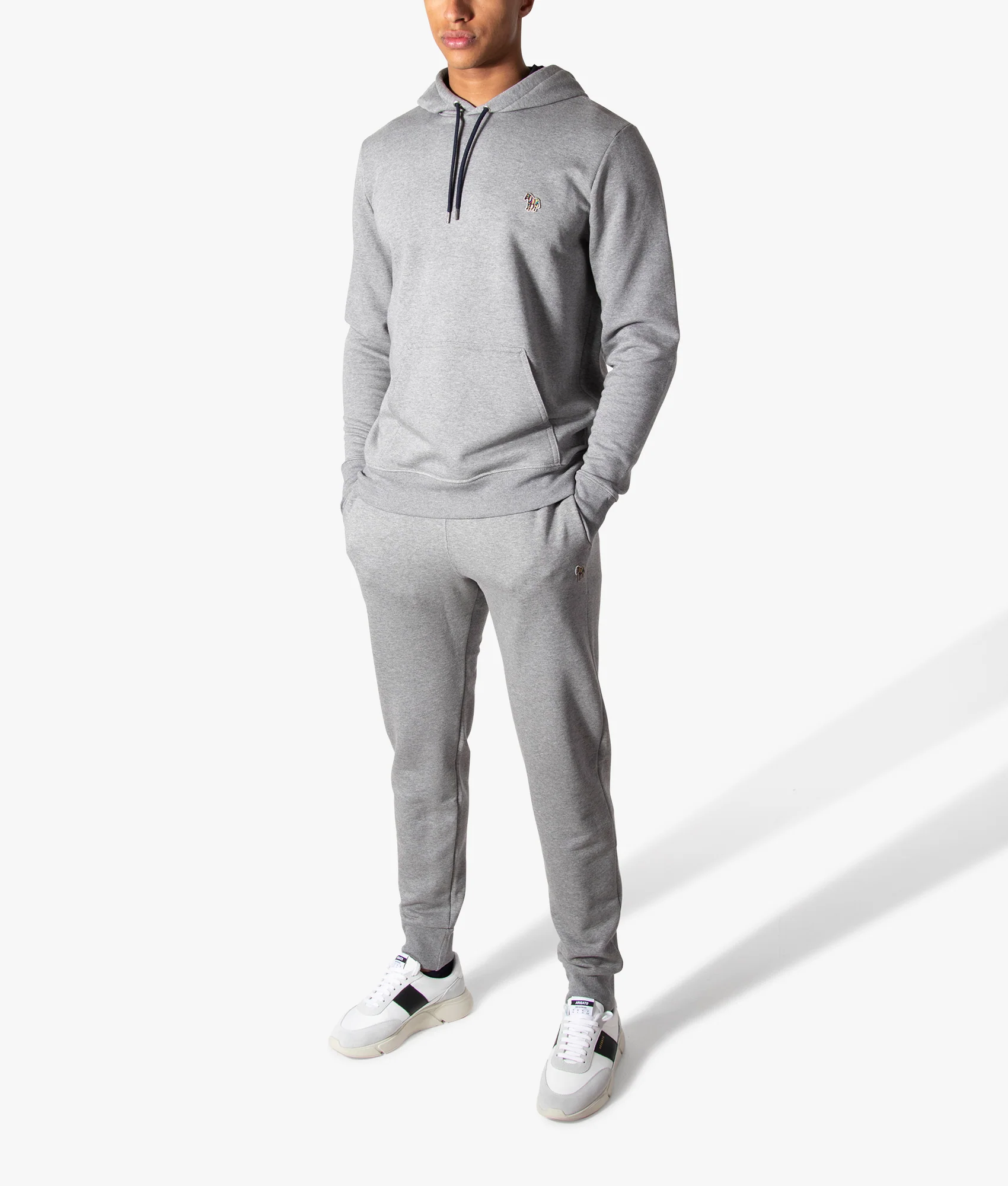 Regular Fit Zebra Logo Hoodie - Image 6