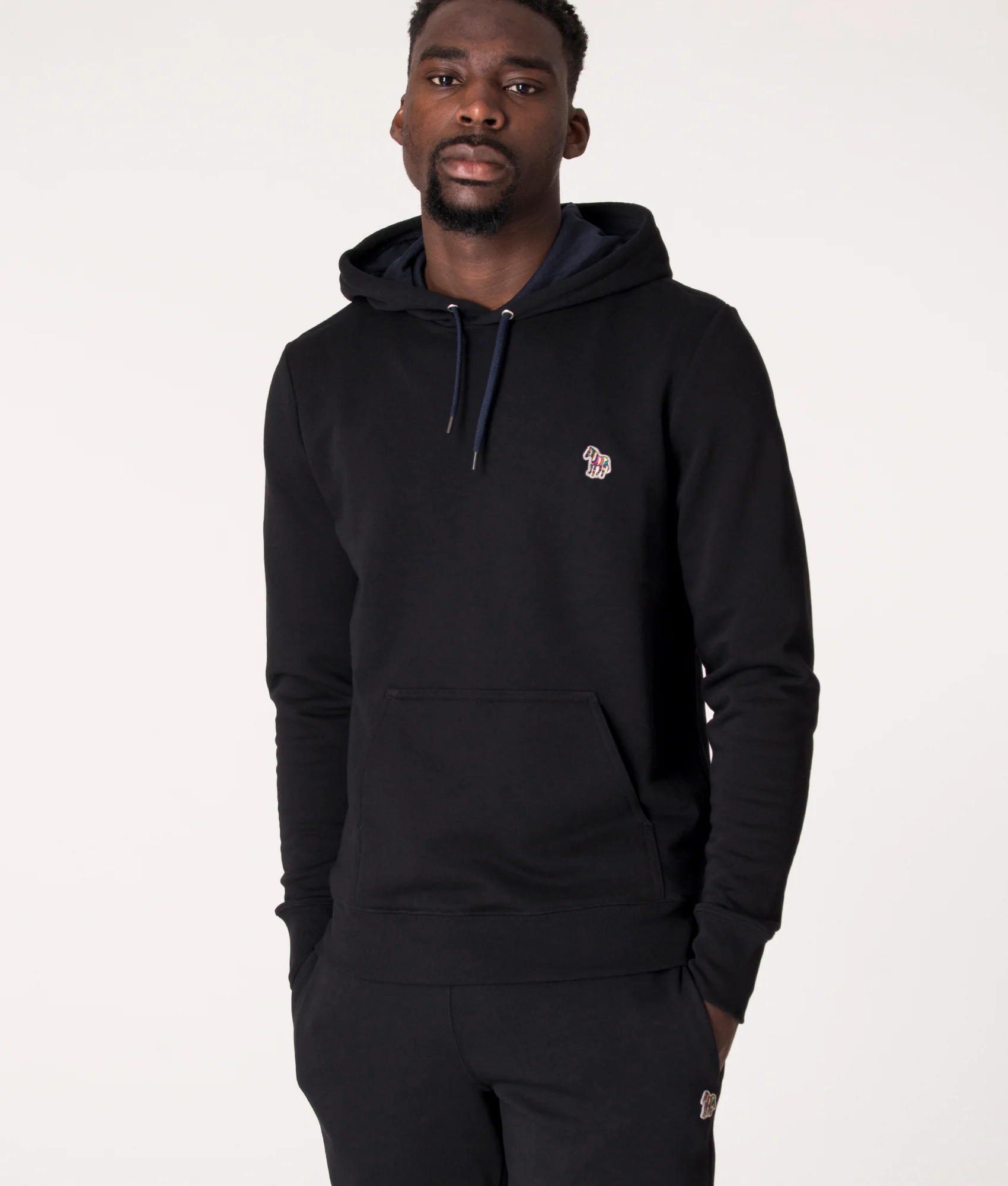 Regular Fit Zebra Logo Hoodie