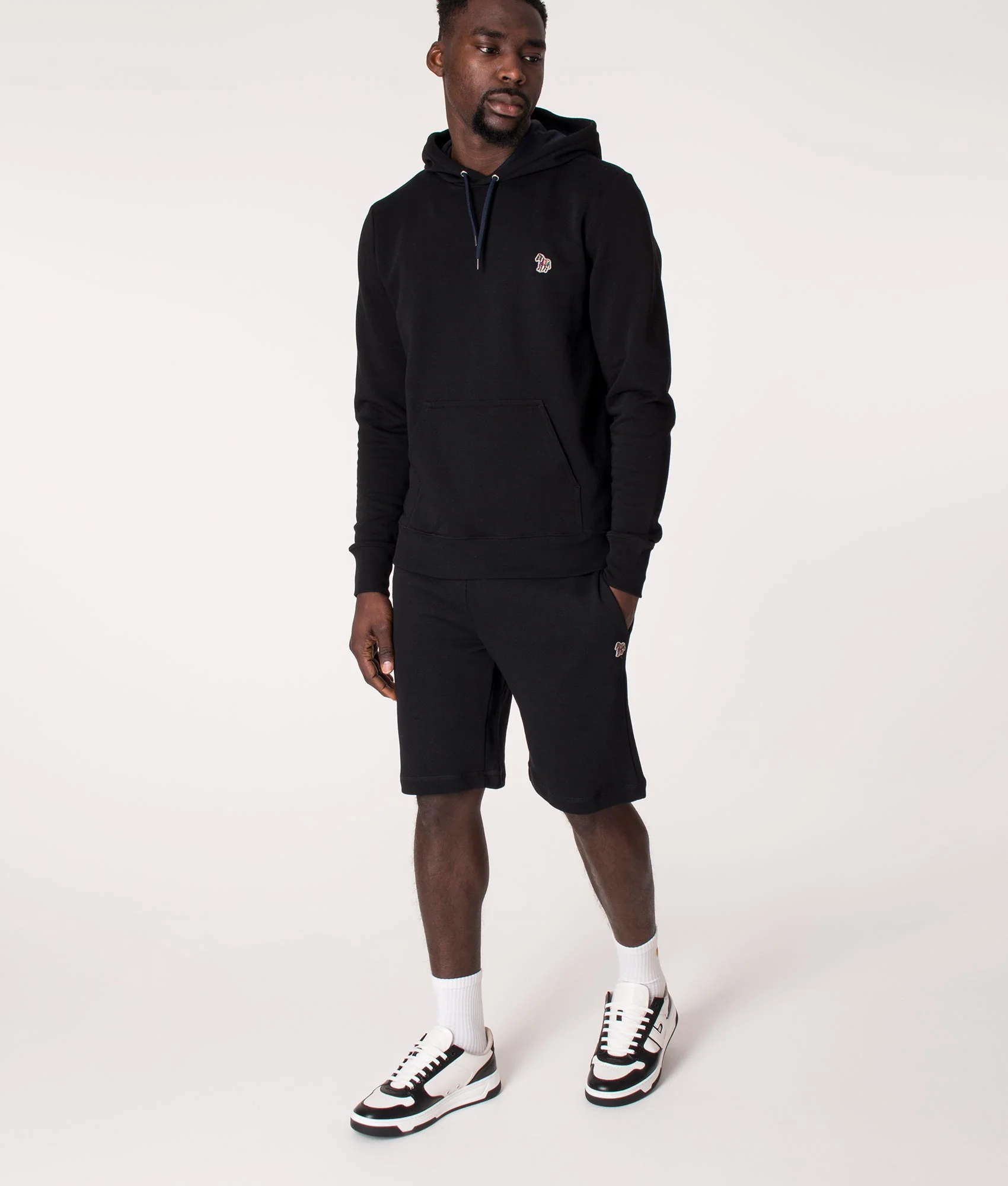 Regular Fit Zebra Logo Hoodie - Image 2