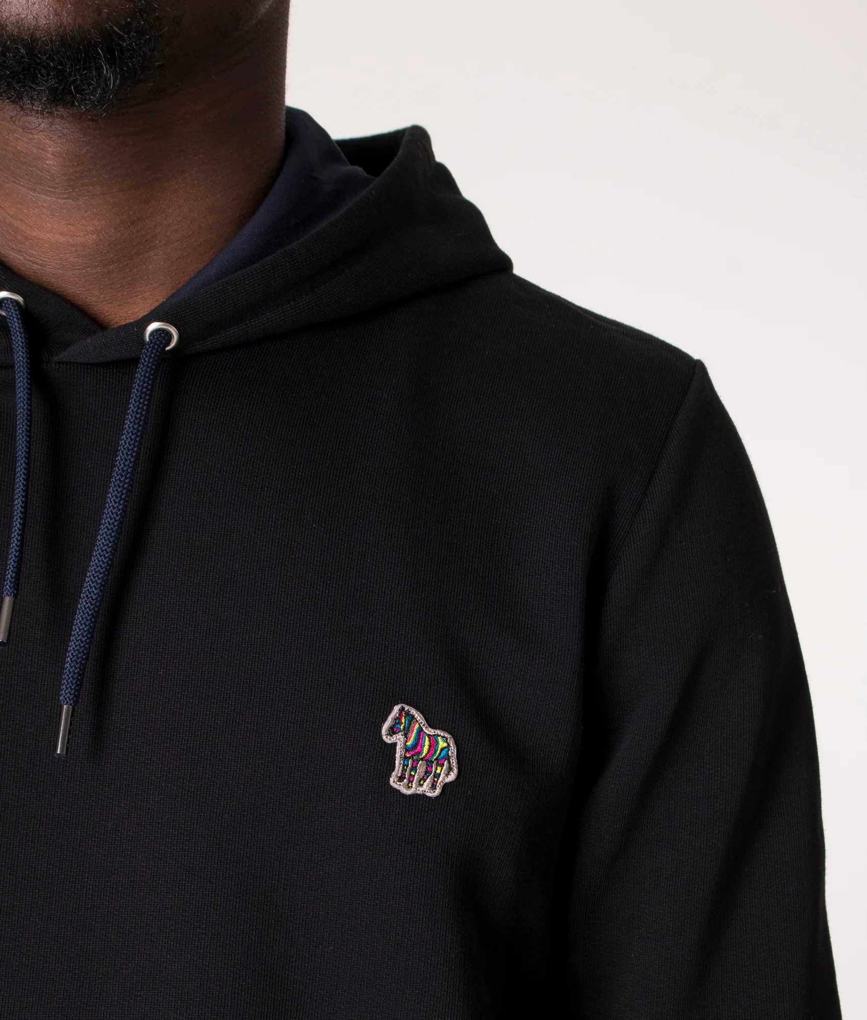 Regular Fit Zebra Logo Hoodie - Image 3