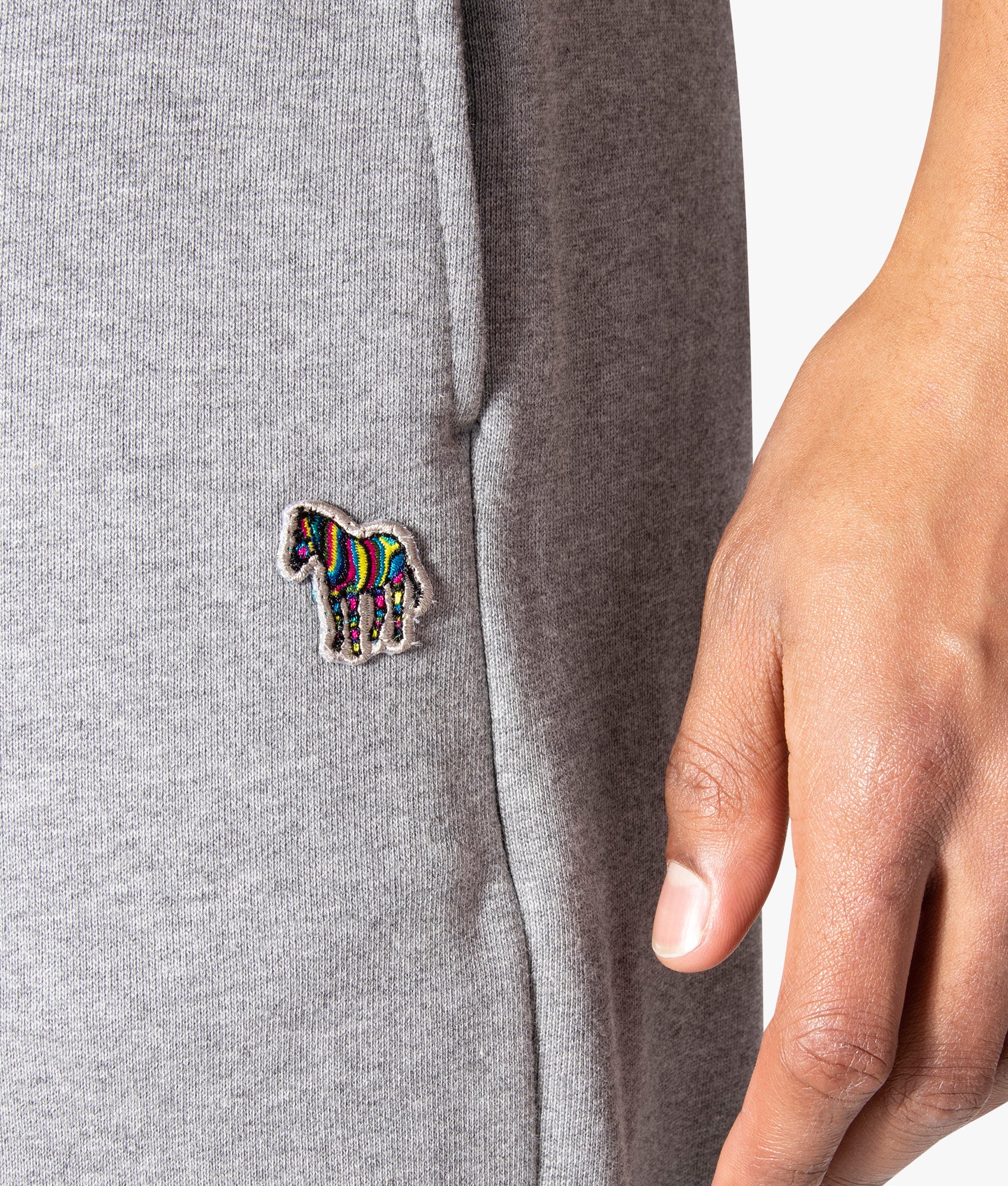 Regular Fit Zebra Logo Joggers - Image 2
