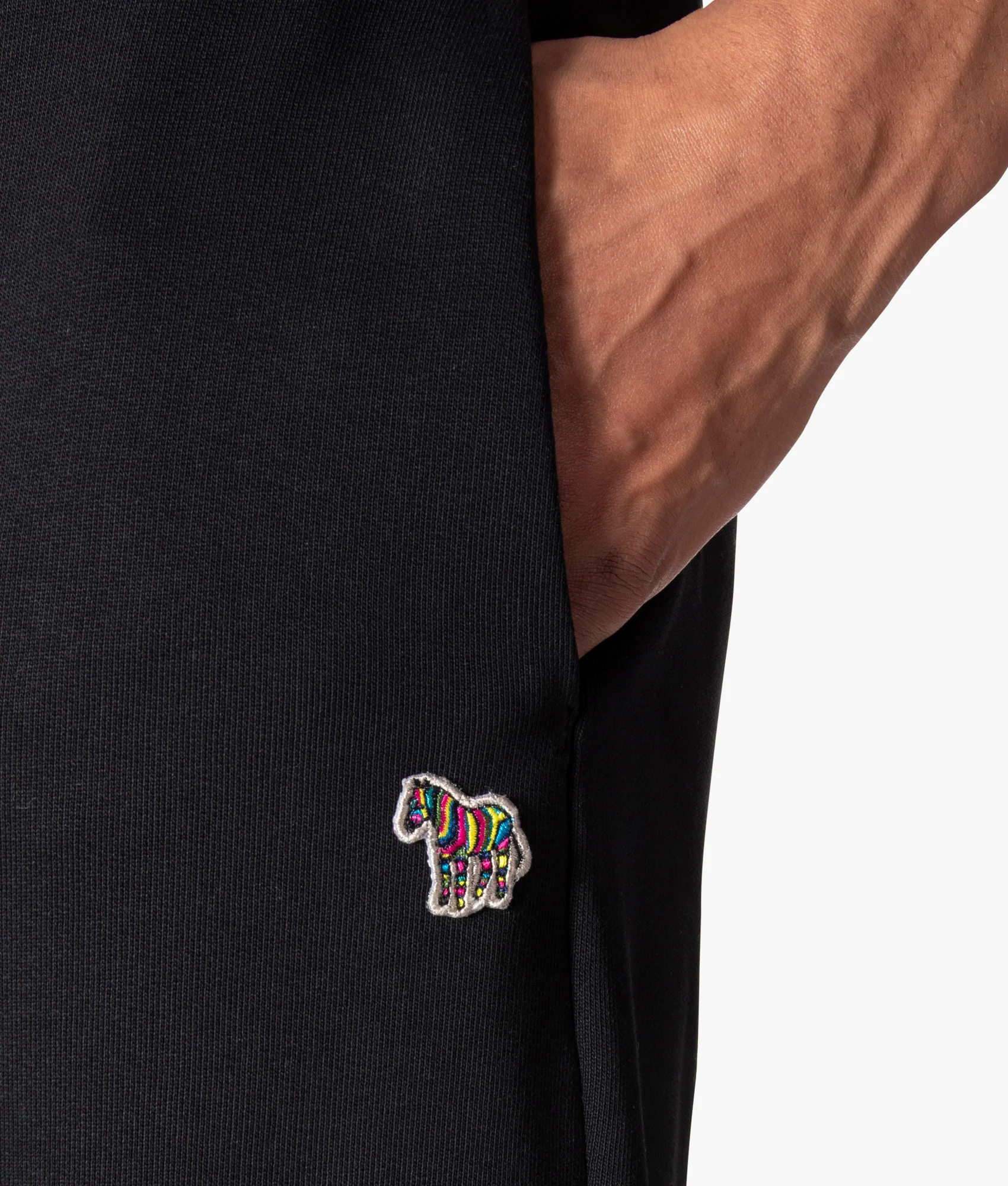 Regular Fit Zebra Logo Joggers - Image 2