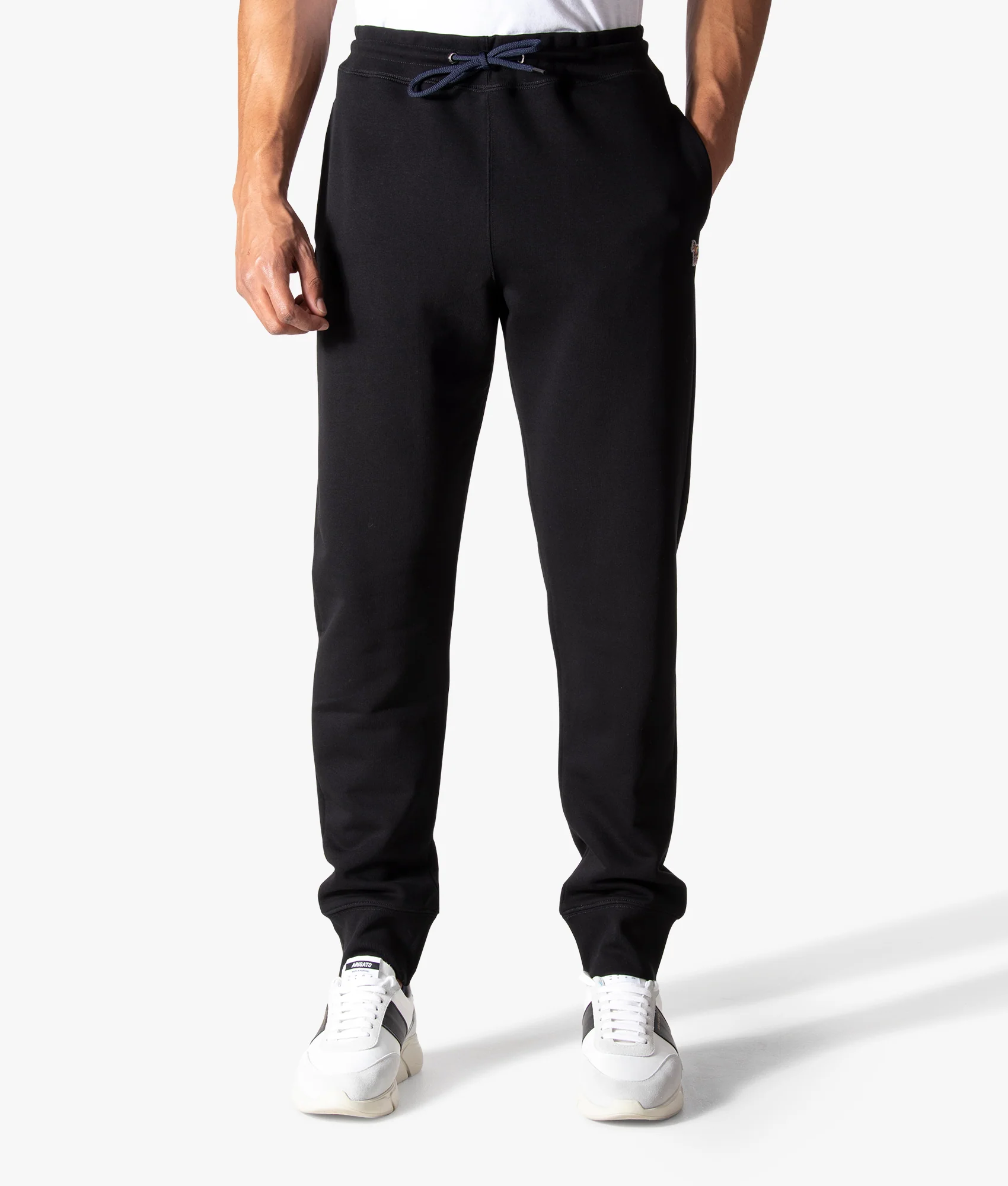 Regular Fit Zebra Logo Joggers - Image 3