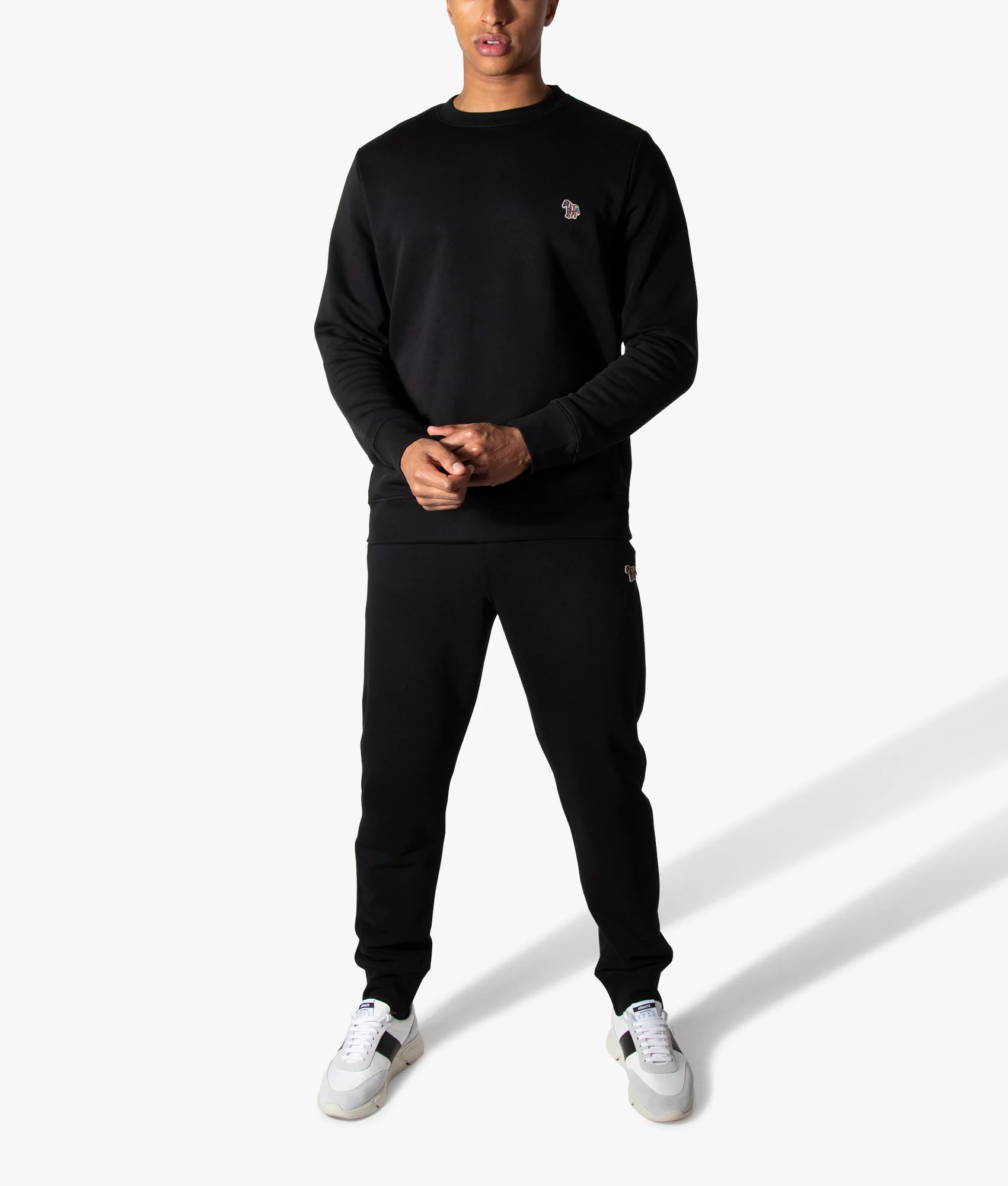 Regular Fit Zebra Logo Joggers - Image 5