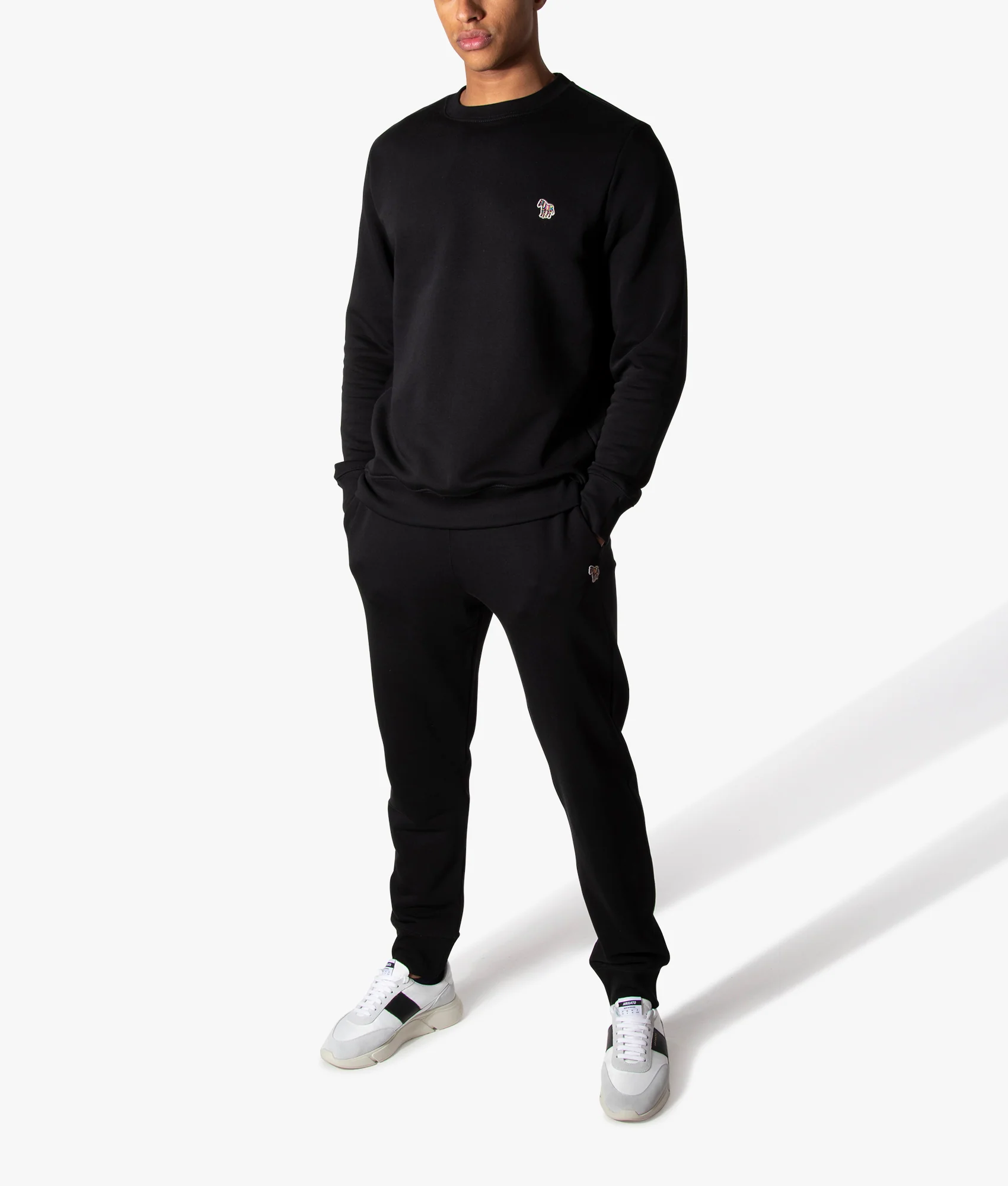 Regular Fit Zebra Logo Joggers - Image 6
