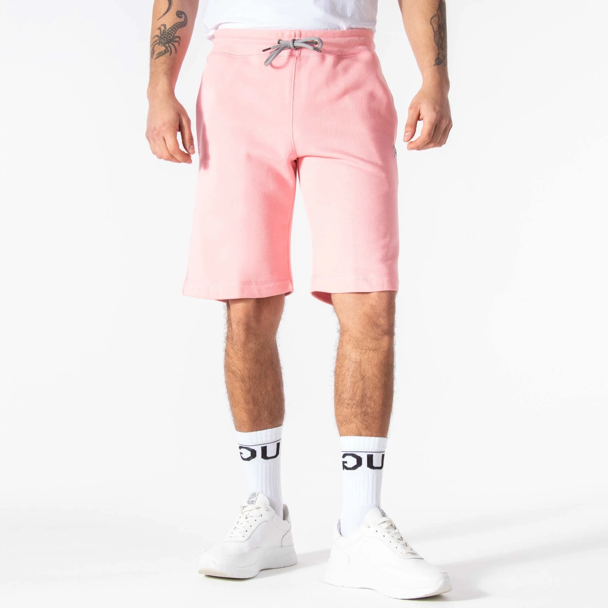 Regular Fit Zebra Logo Sweat Shorts - Image 3