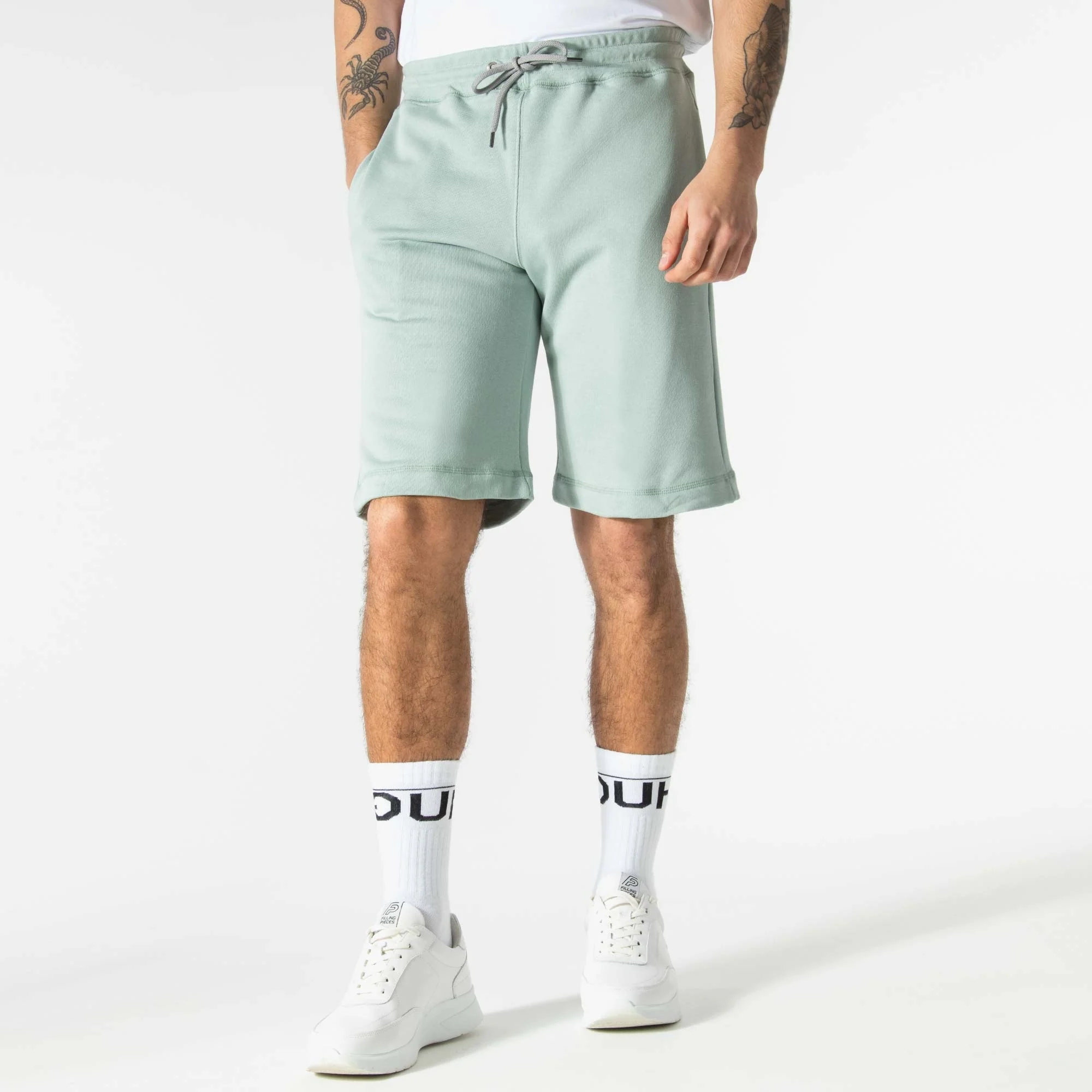 Regular Fit Zebra Logo Sweat Shorts - Image 3