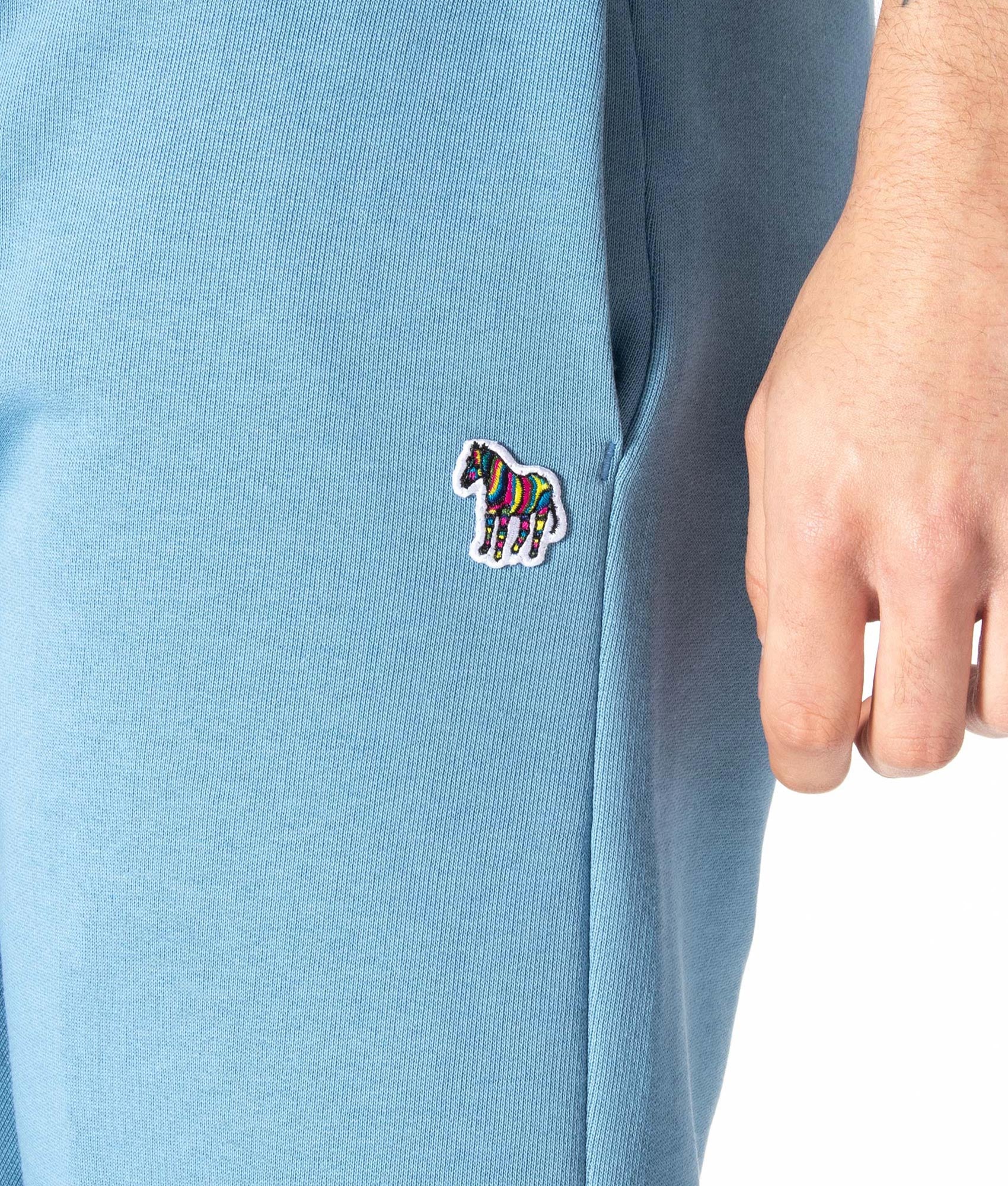 Regular Fit Zebra Logo Sweat Shorts - Image 2