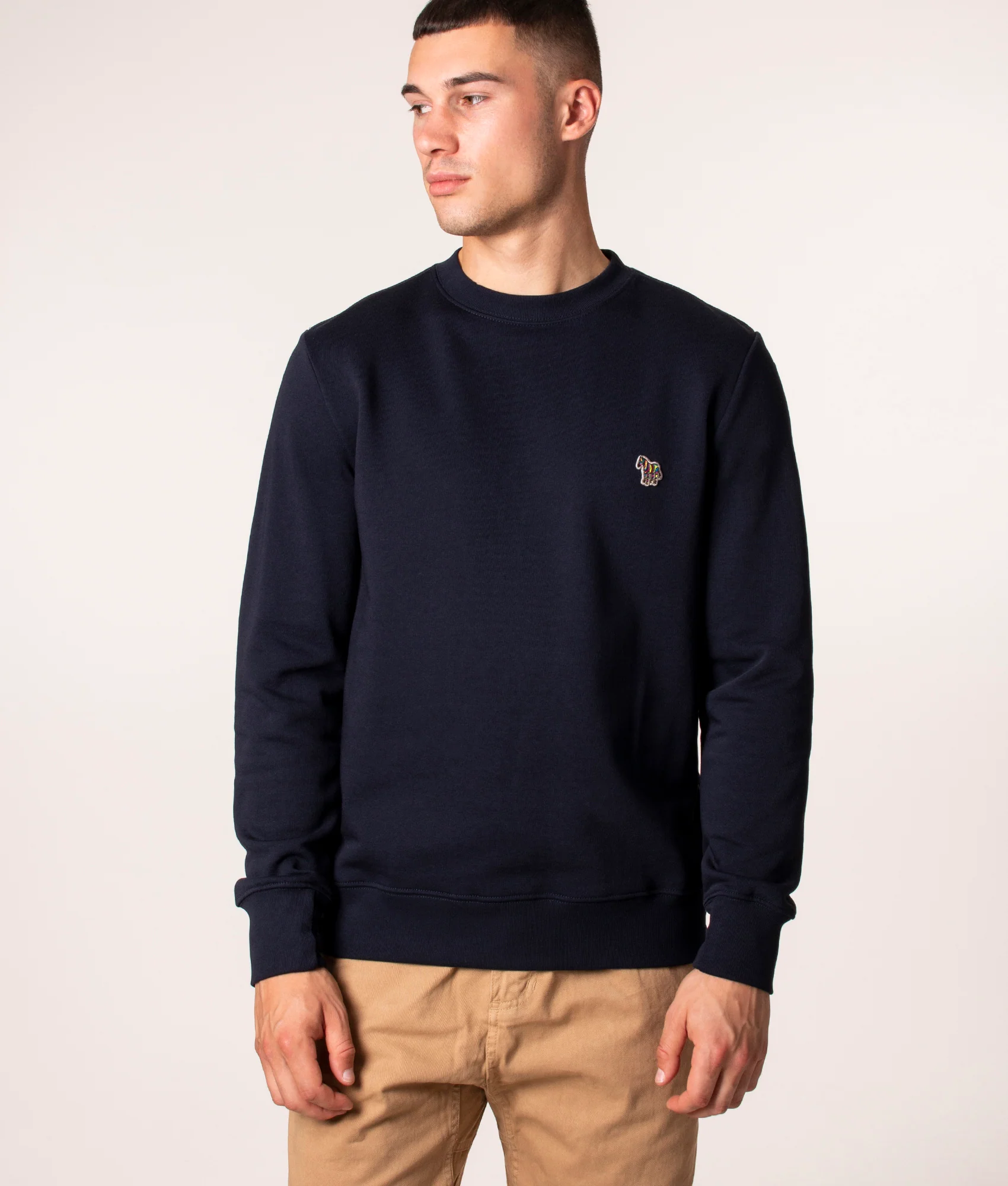 Regular Fit Zebra Logo Sweatshirt - Image 2