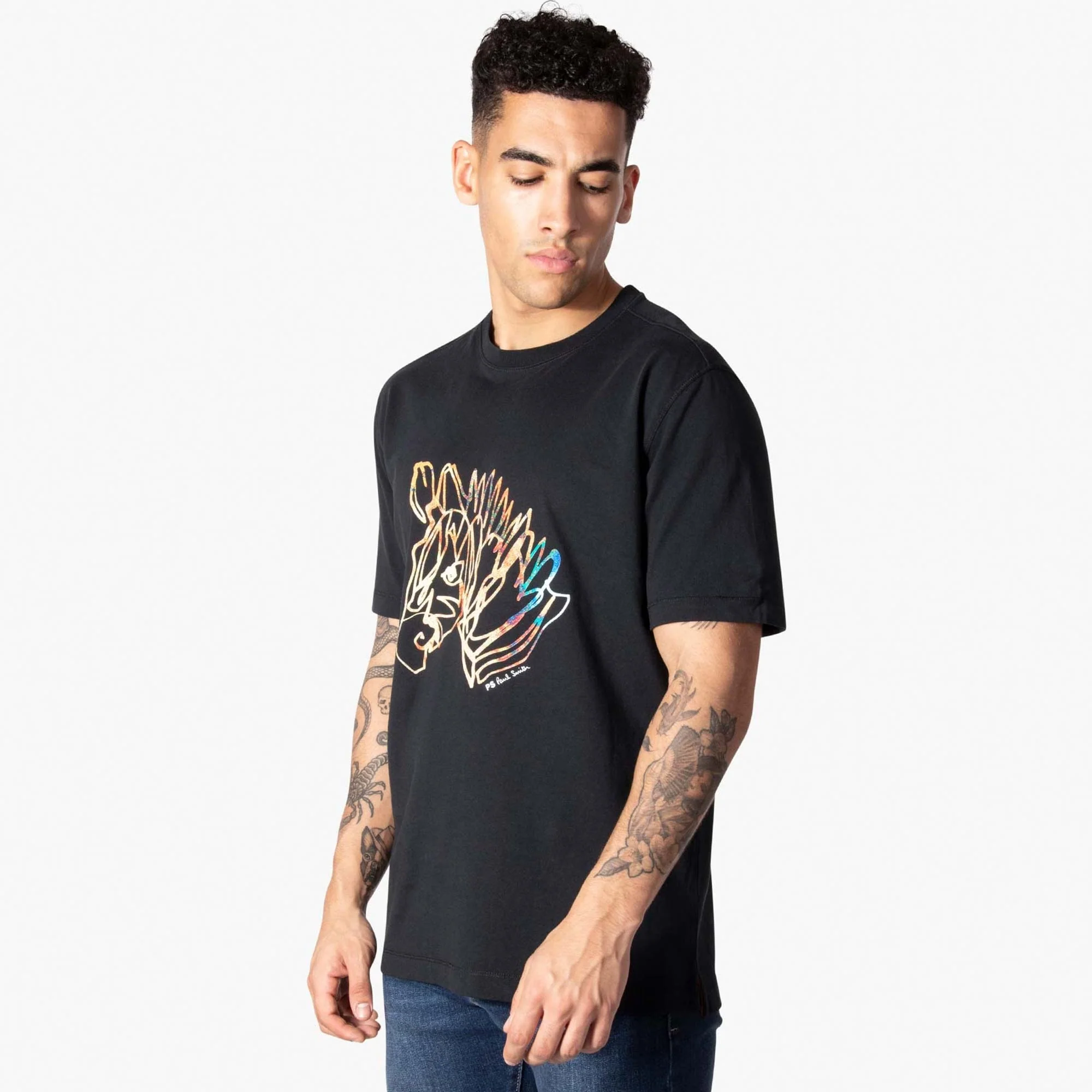 Regular Fit Zebra Print T-Shirt - Image 3